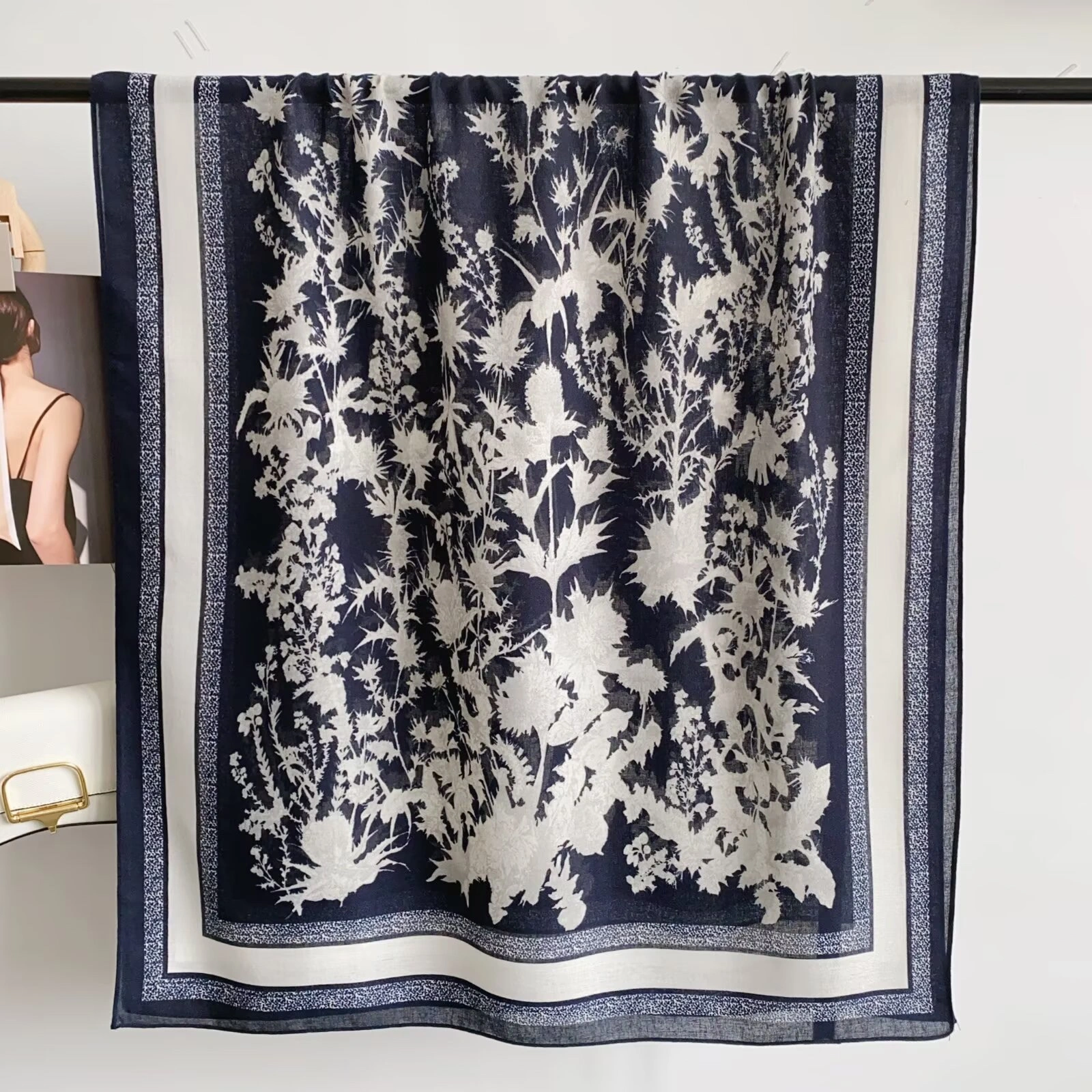 New hot sale Hot New style Linen long Scarf Cotton Linen Scarf 85*180cm 137g Need more new styles ask me for pictures detail image 19