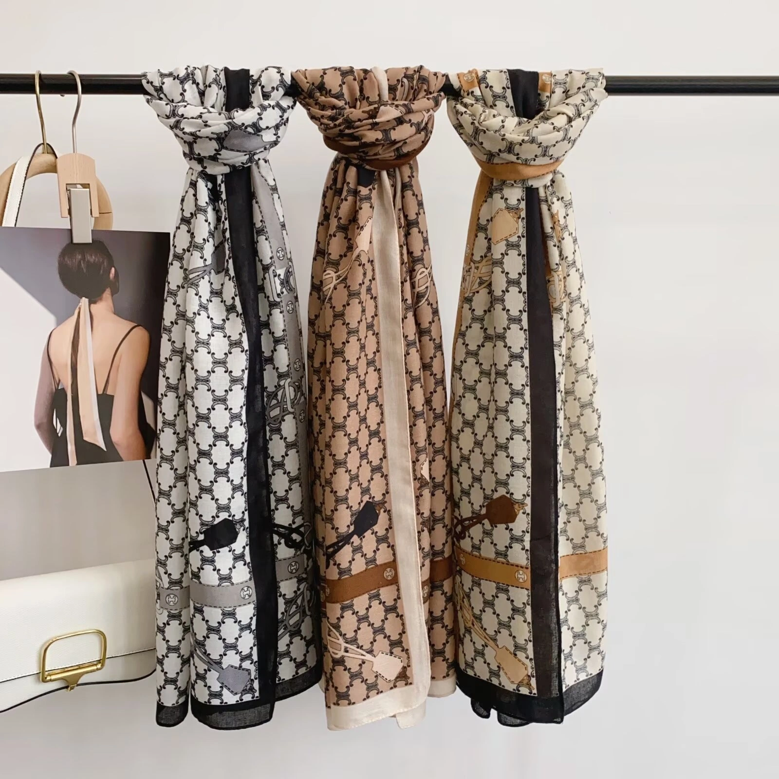New hot sale Hot New style Linen long Scarf Cotton Linen Scarf 85*180cm 137g Need more new styles ask me for pictures detail image 12