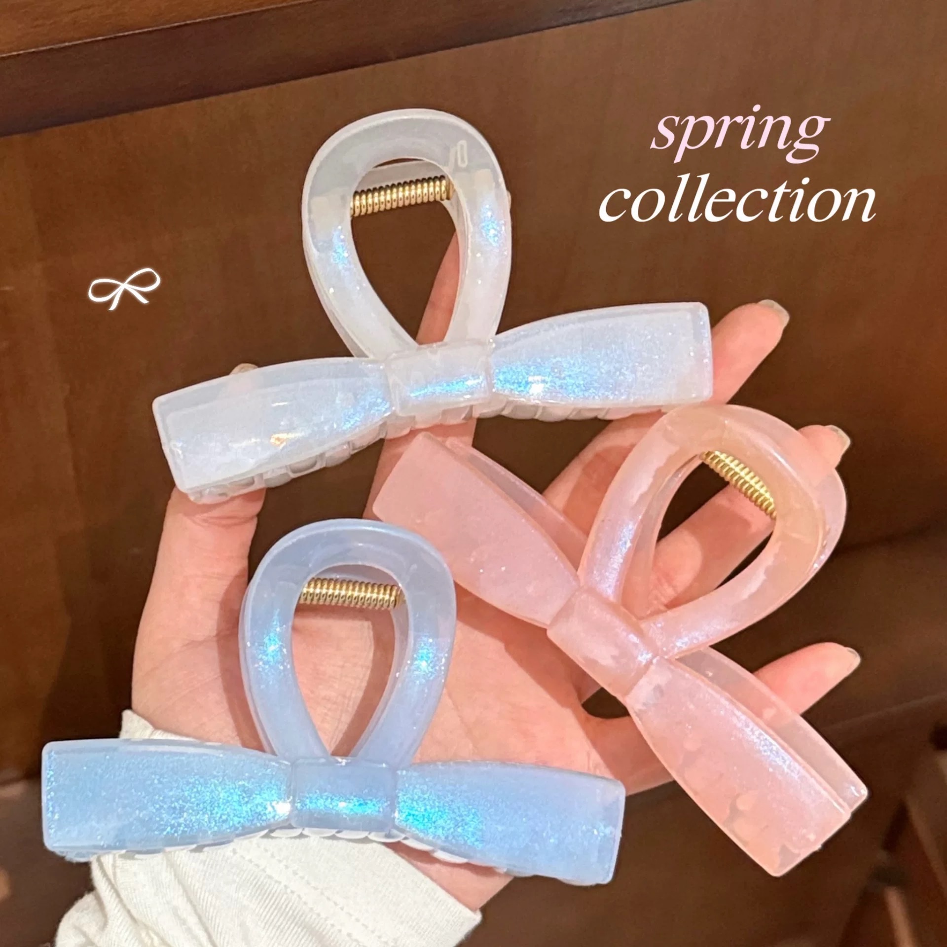 2026冬季新款豹纹晕染时尚个性高级感大号抓夹气质盘发鲨鱼夹