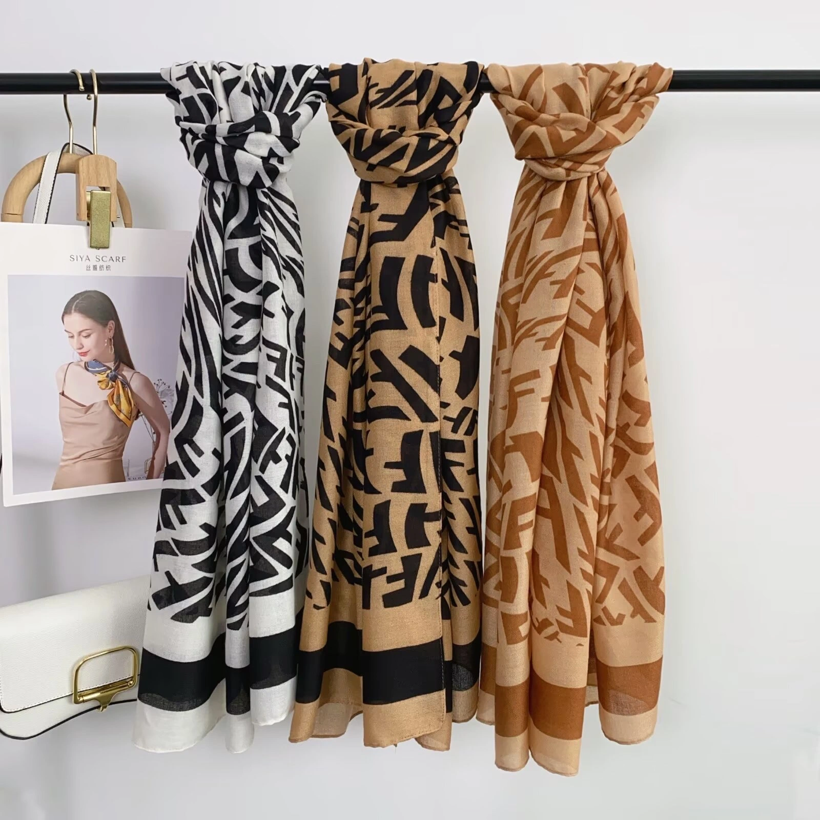 New hot sale Hot New style Linen long Scarf Cotton Linen Scarf 85*180cm 137g Need more new styles ask me for pictures detail image 3