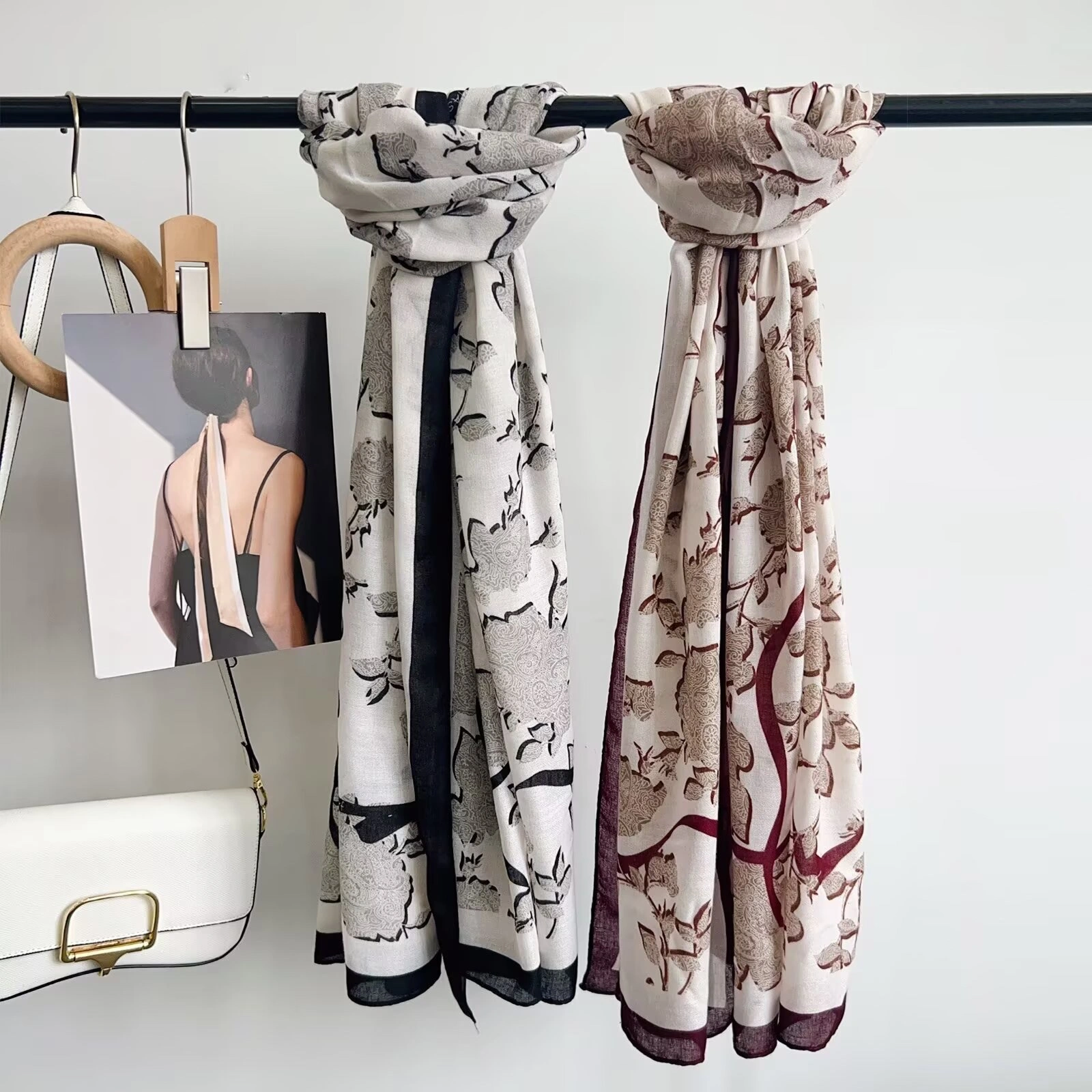 New hot sale Hot New style Linen long Scarf Cotton Linen Scarf 85*180cm 137g Need more new styles ask me for pictures detail image 4
