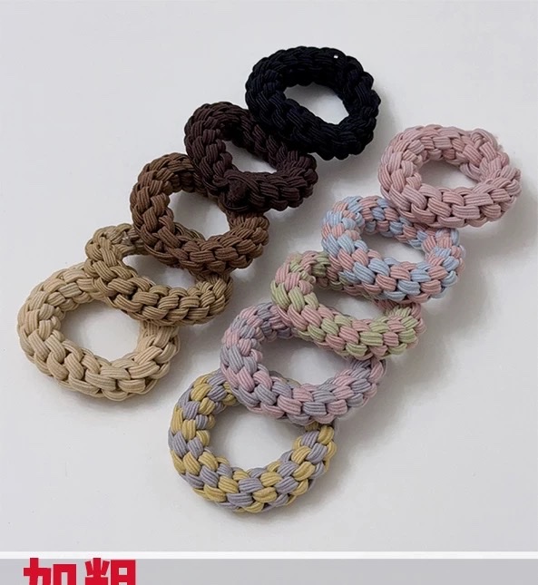 升级加粗耐用高弹力发圈头绳2026新款丸子头高马尾扎头发绳皮筋女详情图2