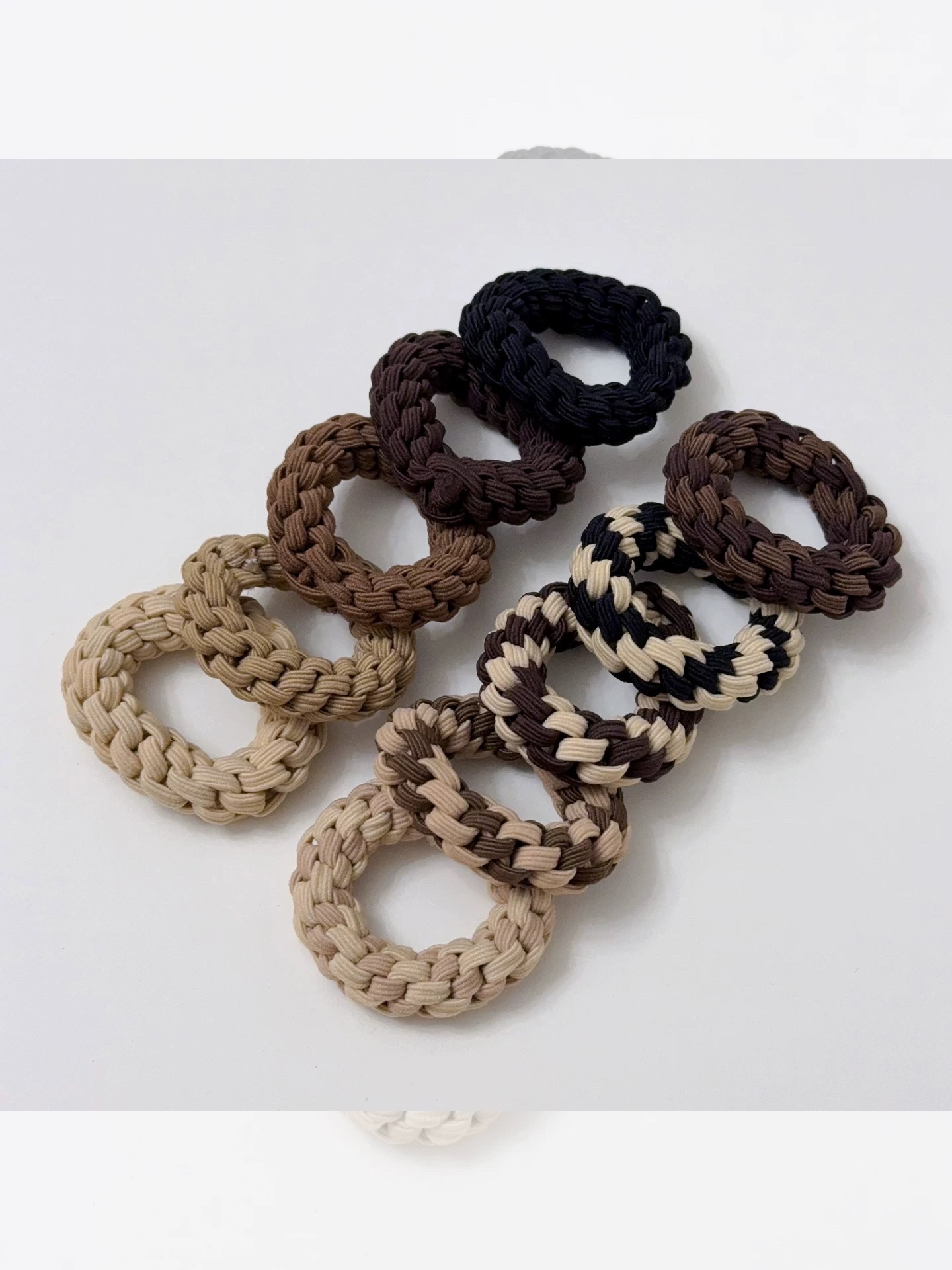 升级加粗耐用高弹力发圈头绳2026新款丸子头高马尾扎头发绳皮筋女细节图