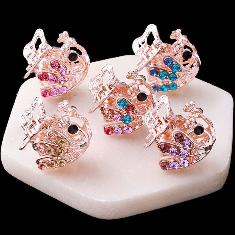 刘海夹前额满钻洋气小抓夹头发夹子发卡成人头饰发饰轻奢钻石发夹细节图