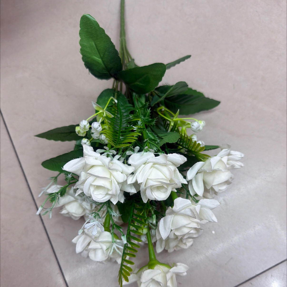 厂家直销长期低价仿真花装饰花玫瑰百合客厅装饰植物墙仿真花细节图