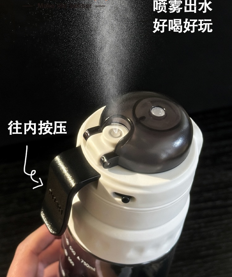 Student outdoor spray cups, spray bottles, spray kettles, cross-border e-commerce spray cups, student outdoor spray detail image 2