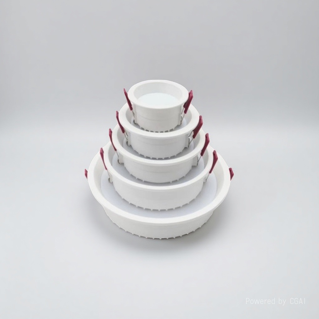 SXL positive light anti-glare downlight, embedded LED downlight, narrow frame hole light, home ceiling light, living room without main light, anti-glare downlight