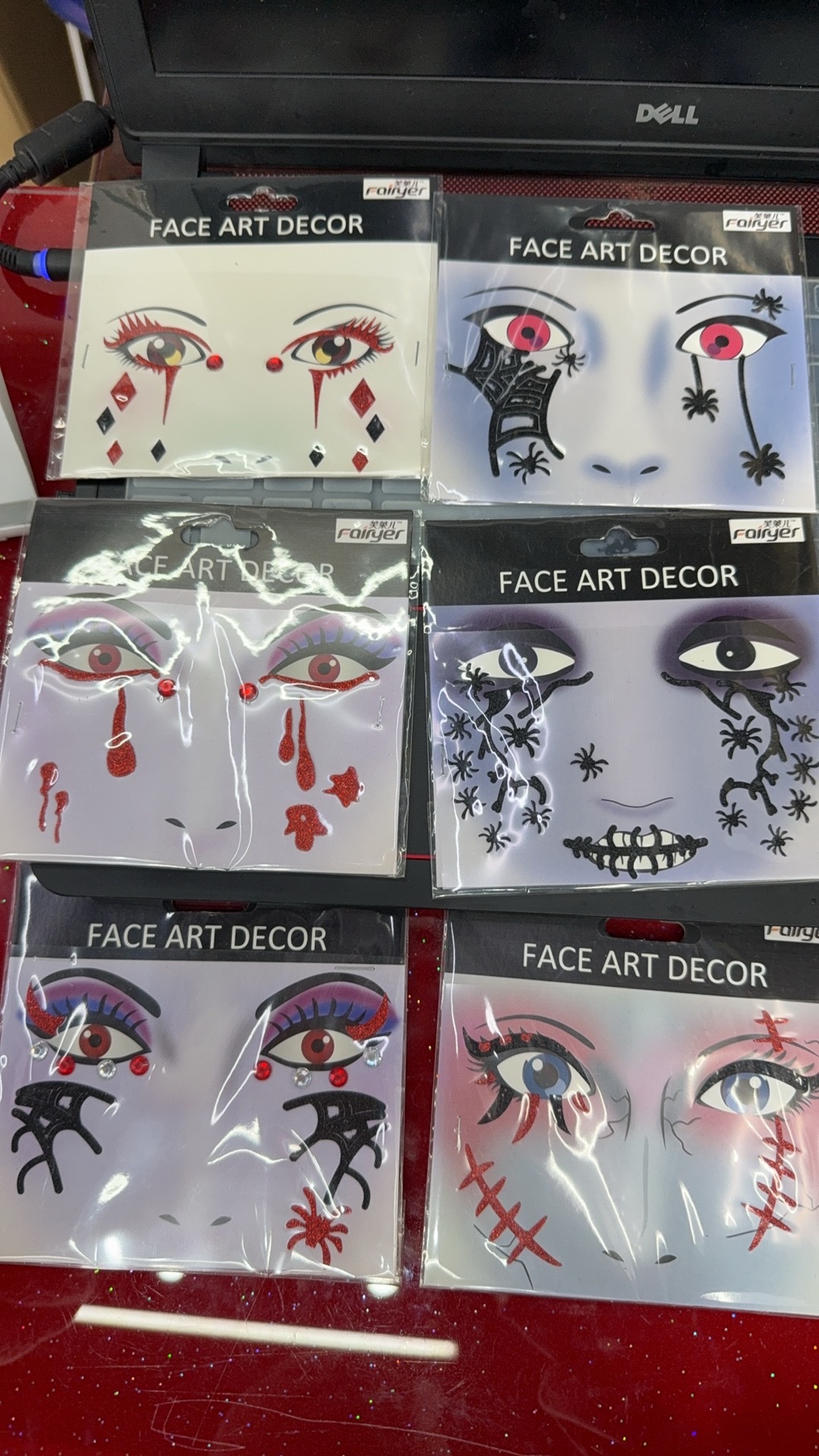 大孔珠树脂3D浮雕贴亚克力画板发光挂件创意装饰材料