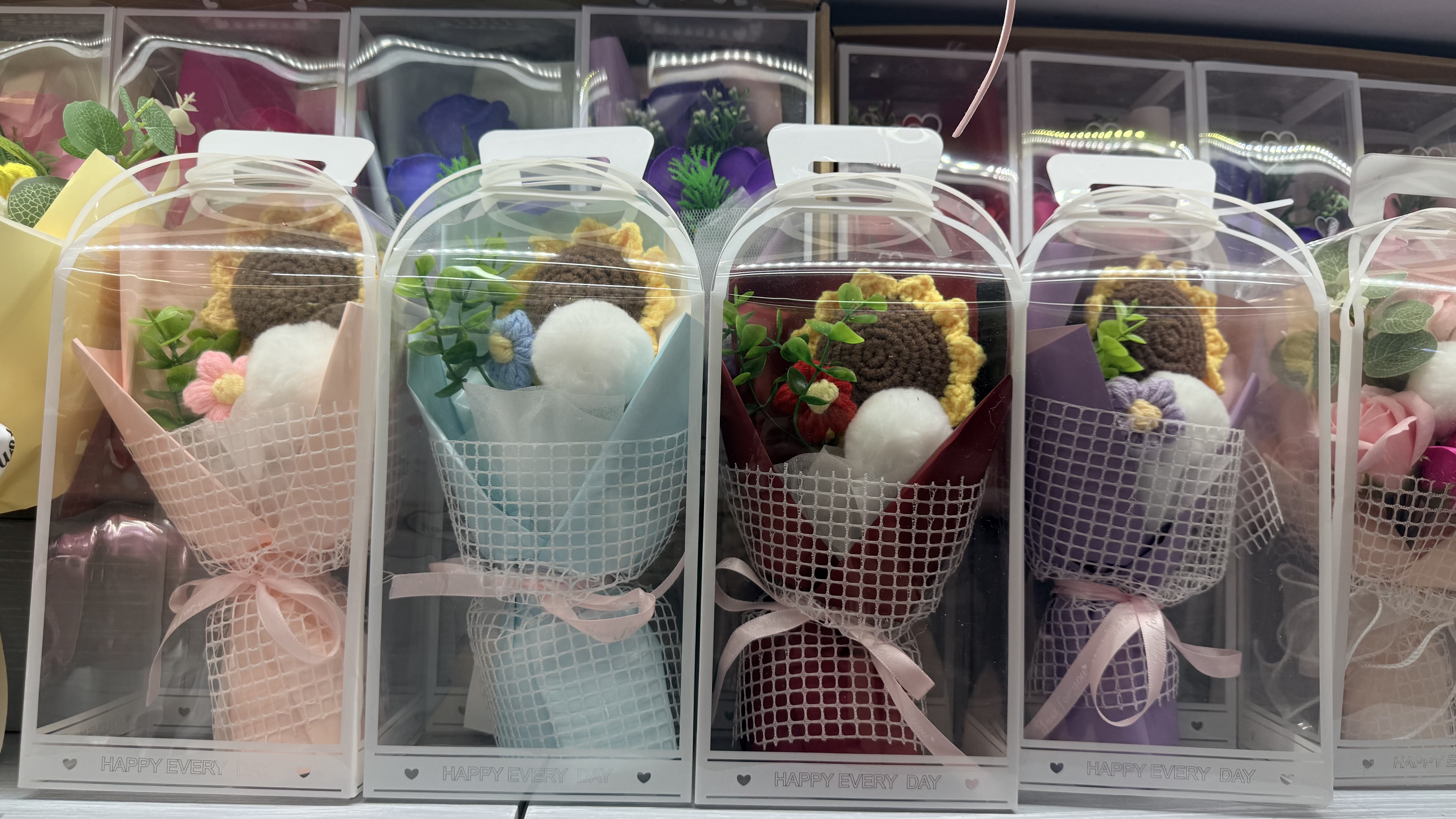 针织向日葵钩织仿真花毛线太阳花