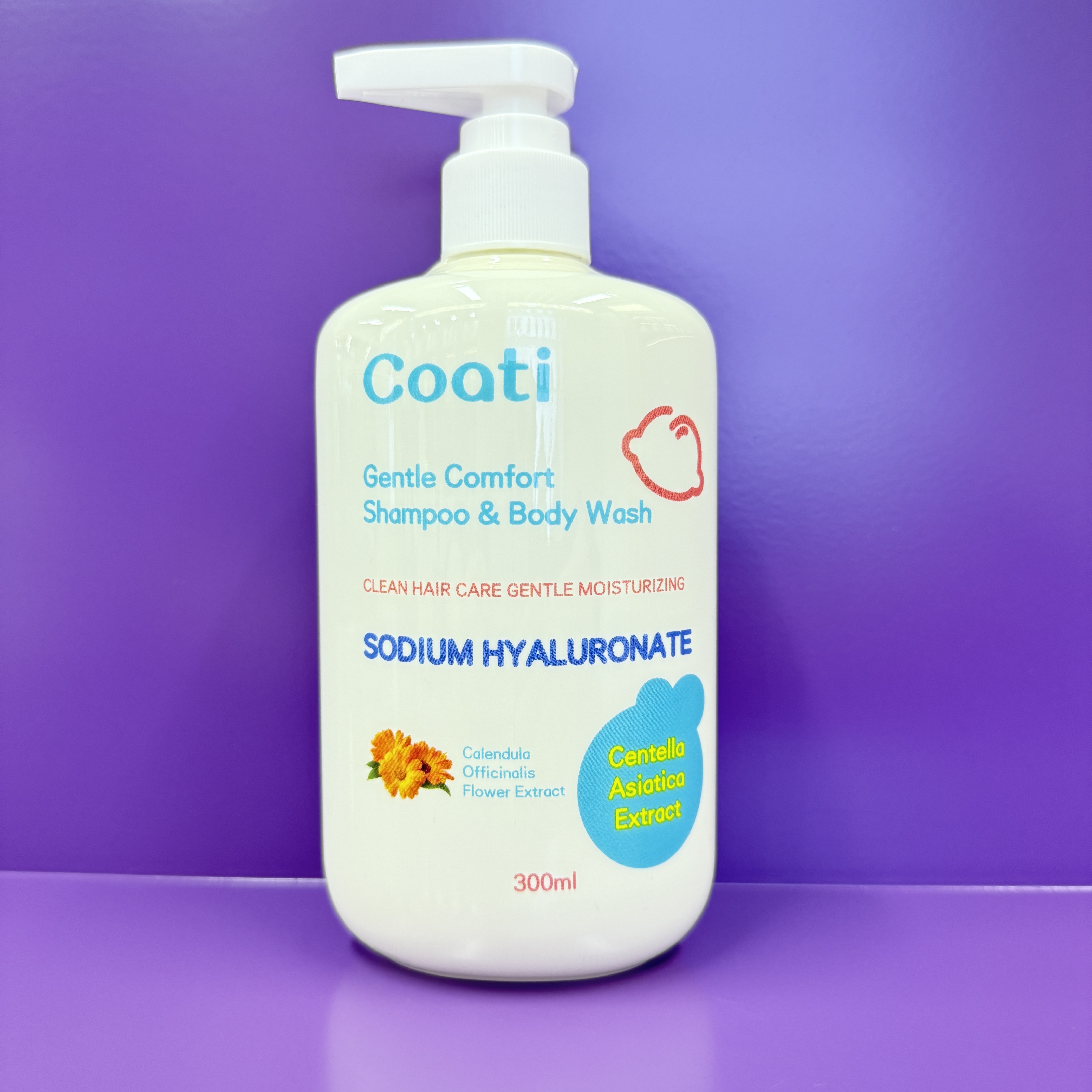Coati Extra Care Shampoo &  Body Wash Specification drawing