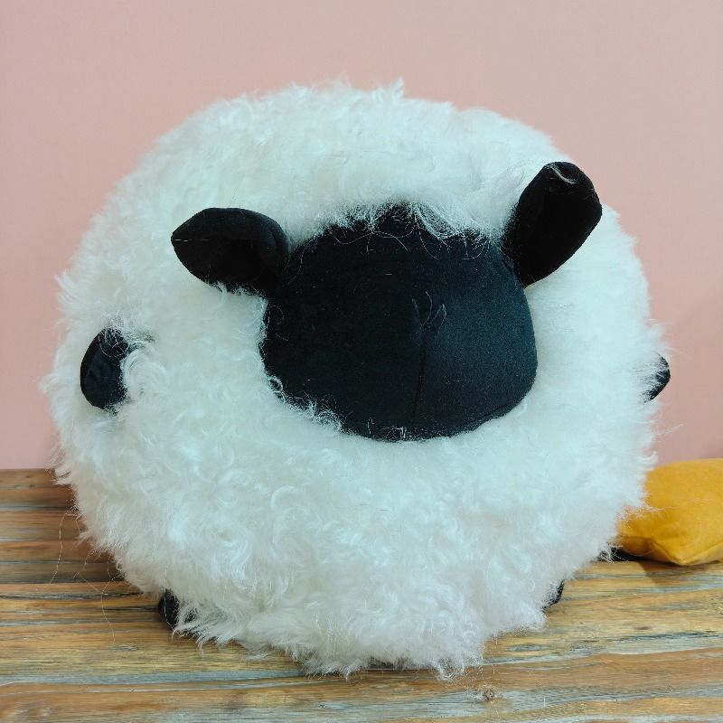 真羊毛玩偶 黑羊羊