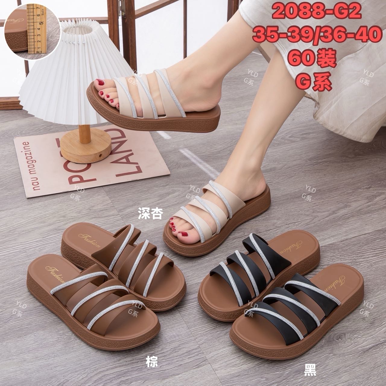 Mujeres verano transpirable cómodo sandalias casual moda slippers antideslizantes Application Scenario