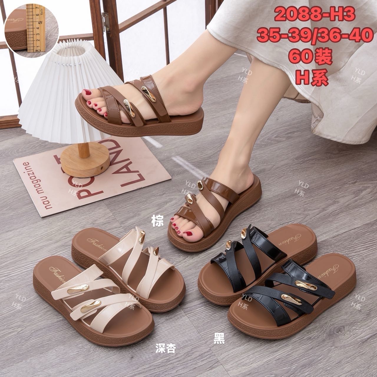 Fashionable and casual sandals, breathable, comfortable and anti-slip summer women's shoes Application Scenario