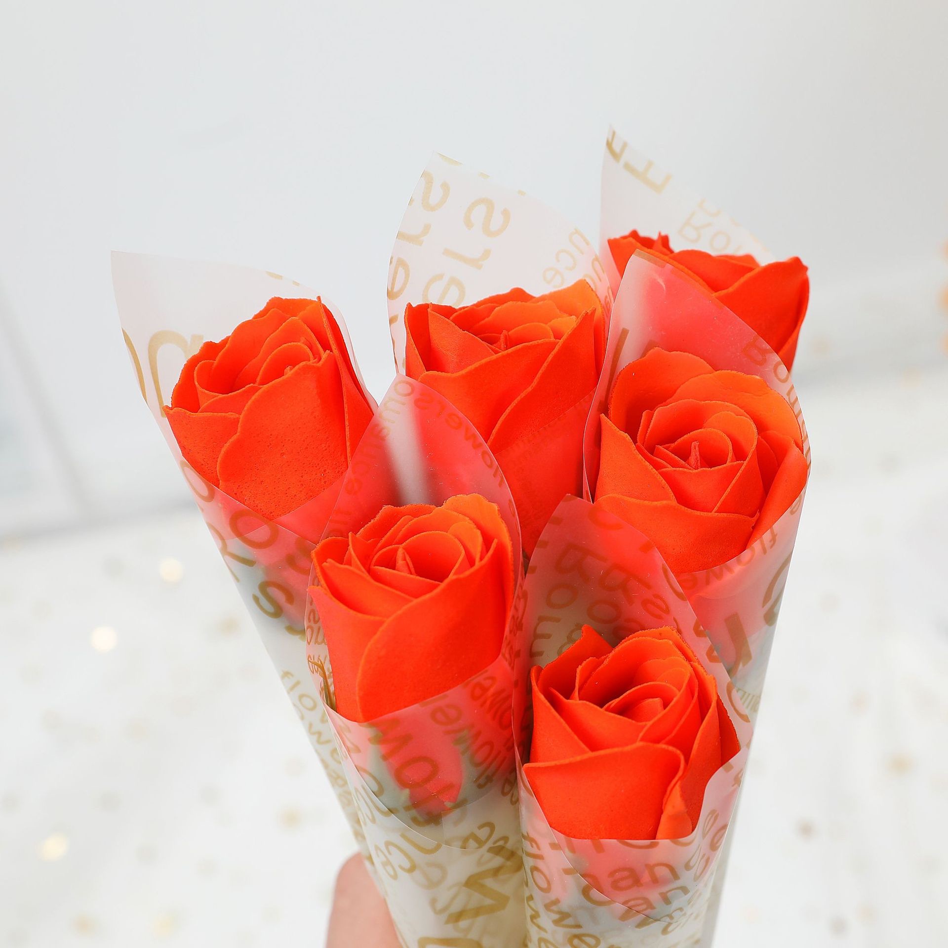 三层字纹字母卷花香皂花详情图3