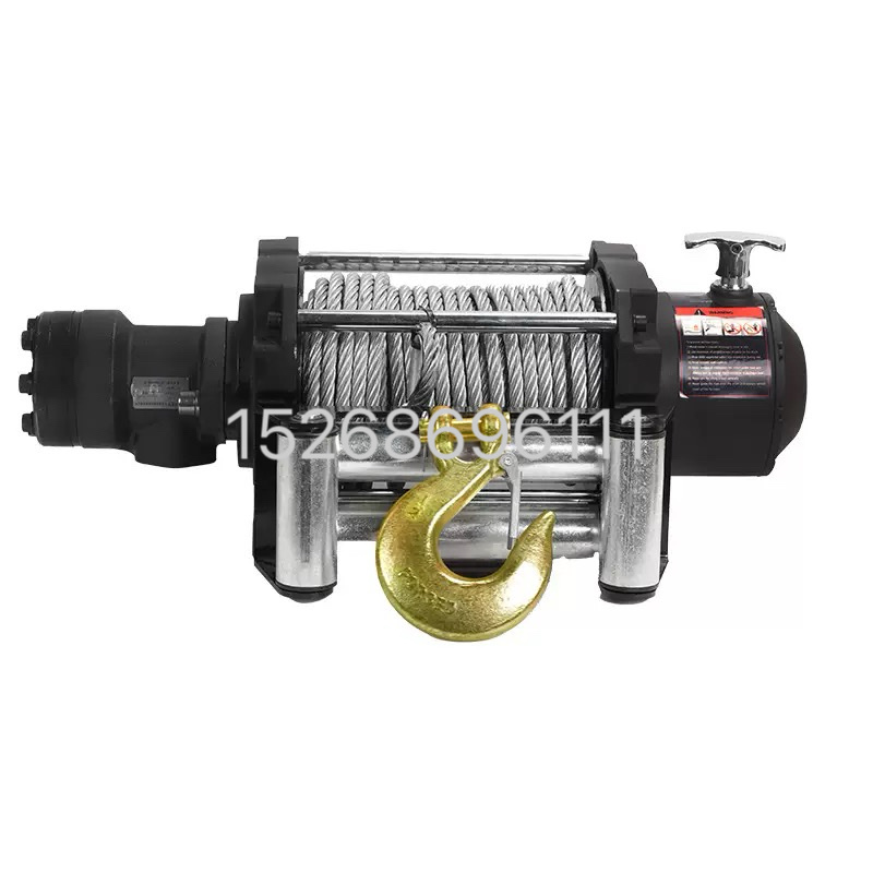 Hydraulic winch for road clearance vehicles, rescue special bulldozers, excavators, Marine winches, horizontal traction hydraulic