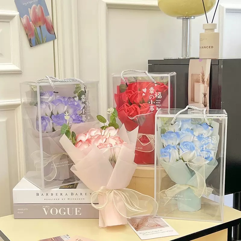 香皂花礼盒仿真花