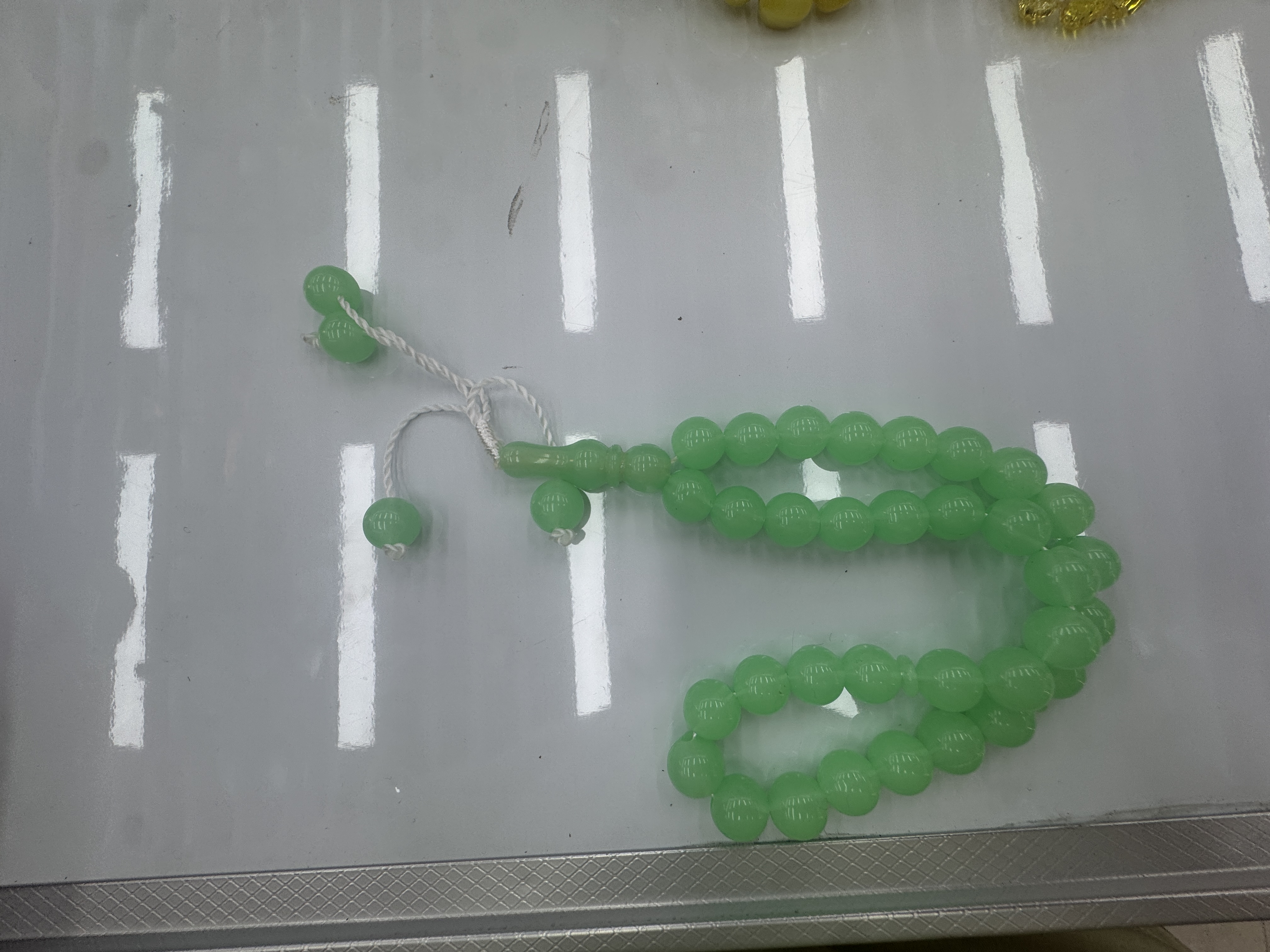 香奈尔玉吊坠项链亚克力珠子搭扣设计感时