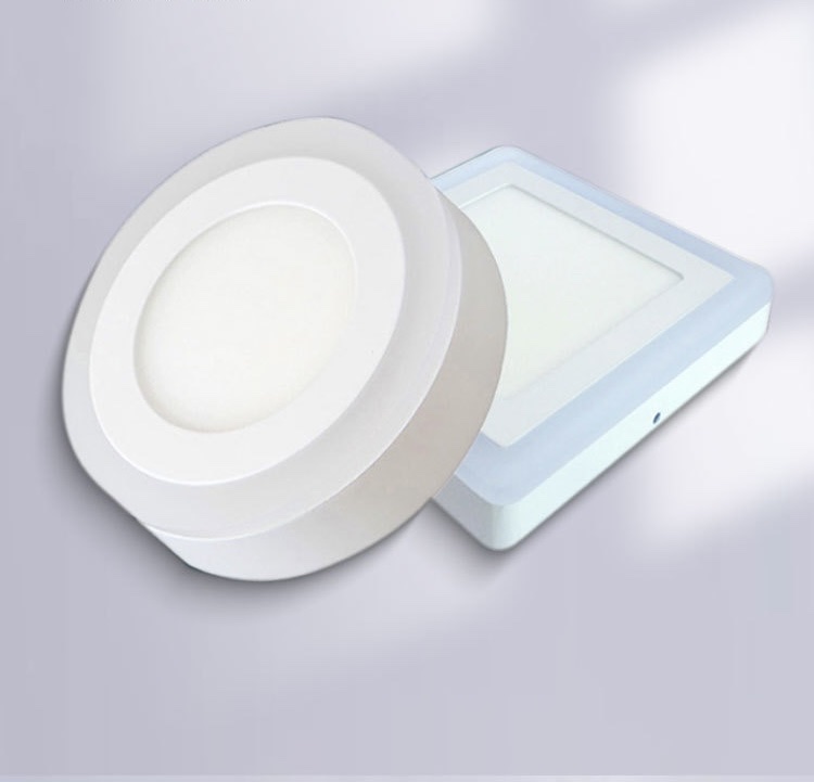SXL LED dual-color circular and square downlights, RGB panel lights, hotel bathroom and kitchen lights details Picture