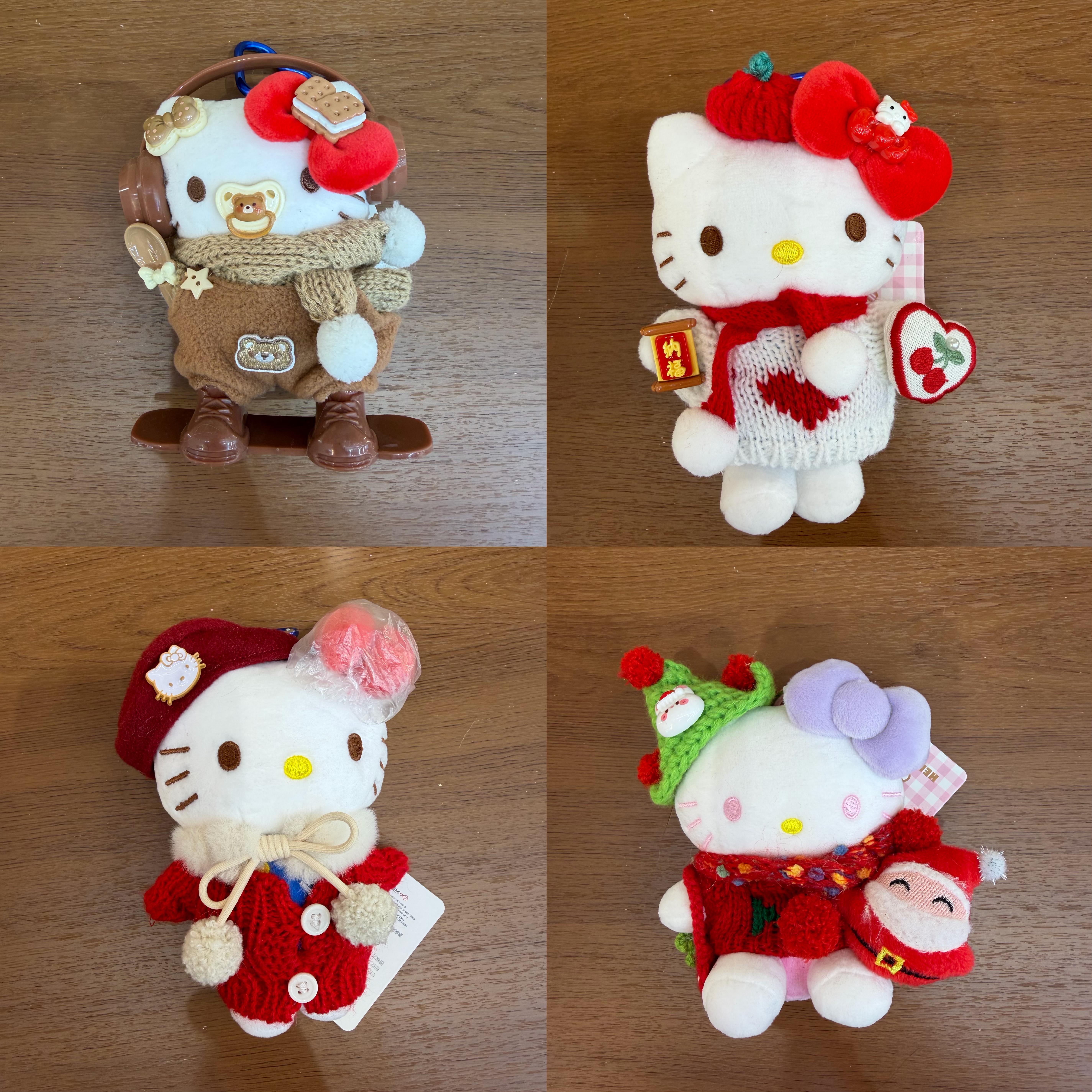 钥匙扣公仔挂件毛绒挂件三丽鸥挂件可爱小物～