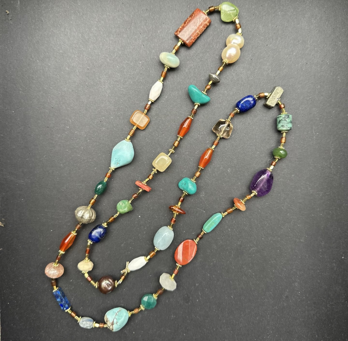 定制多宝毛衣链 每一款都不一样长约80cm产品图