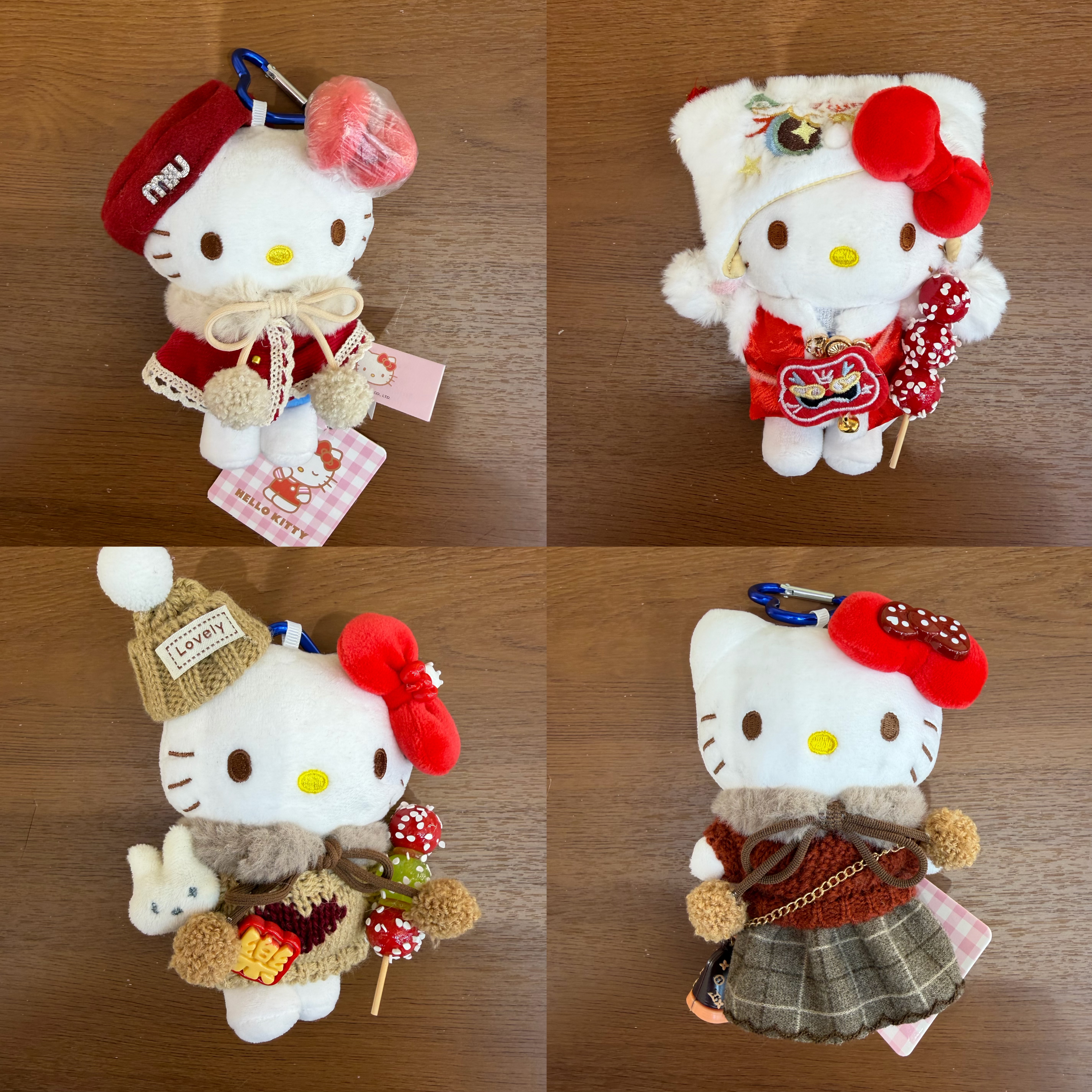 钥匙扣公仔挂件毛绒挂件三丽鸥挂件可爱小物。