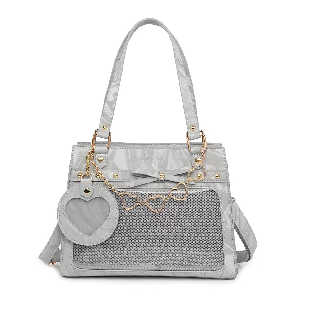 呜咚小铺原创日常百搭透明斜挎二次元徽章吧唧痛包女【流风回雪】详情图4