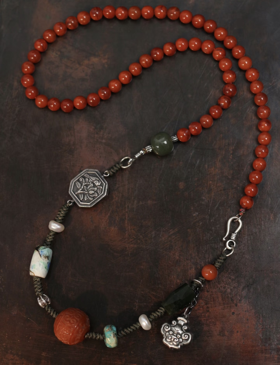 蒂哩哩 · 新年伴手礼南红项链手链两用款