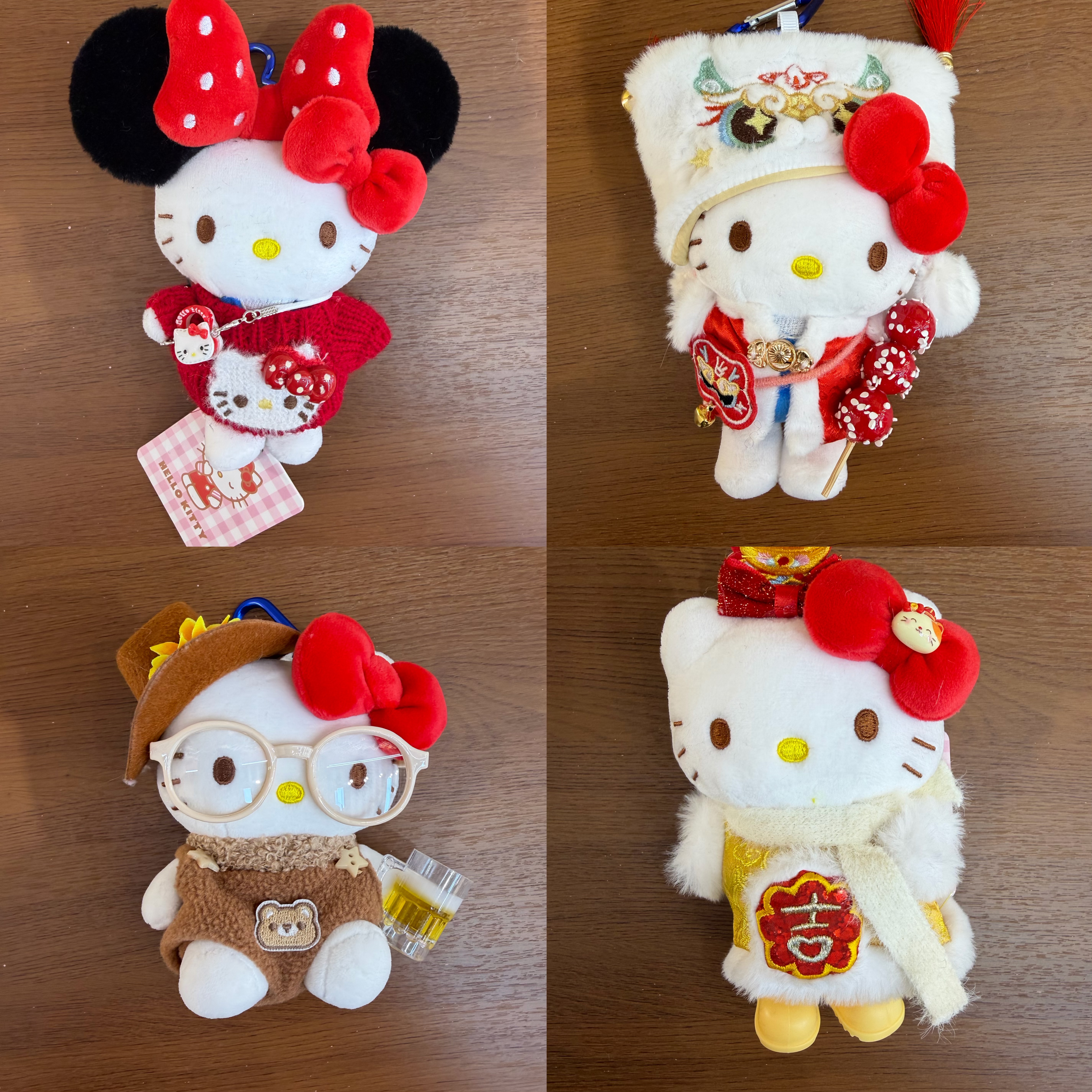 钥匙扣公仔挂件毛绒挂件，三丽鸥挂件可爱小物