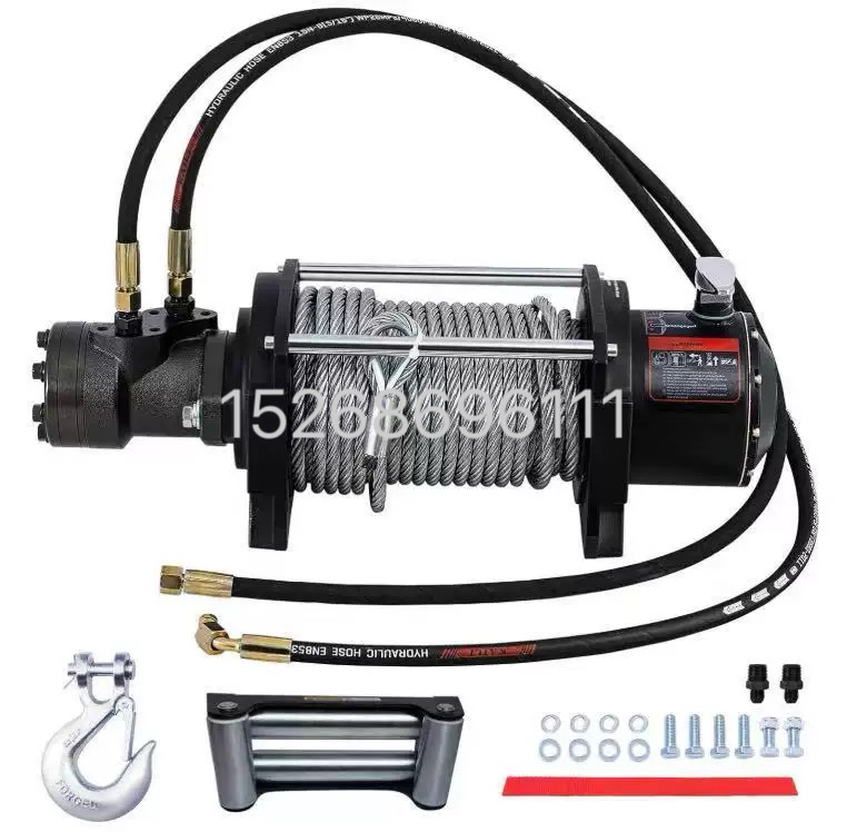 Hydraulic winch wrecker, winch, hydraulic hoist, tow truck, rescue electric winch, hydraulic winch, hydraulic winch Item Picture
