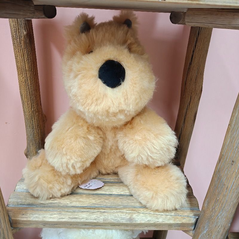 真羊毛玩偶 小黄狗