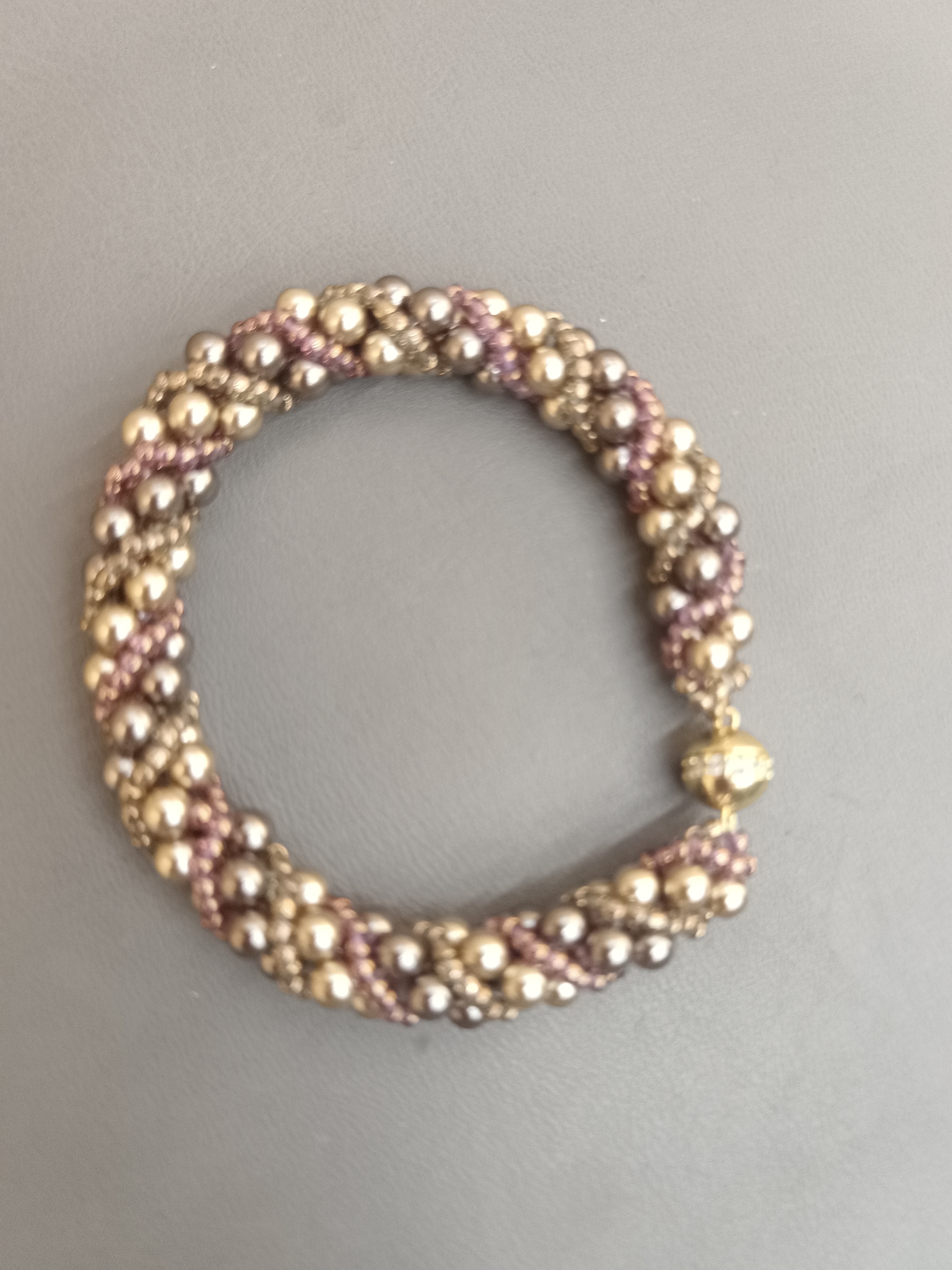 进口米珠小香风气质珍珠软手镯