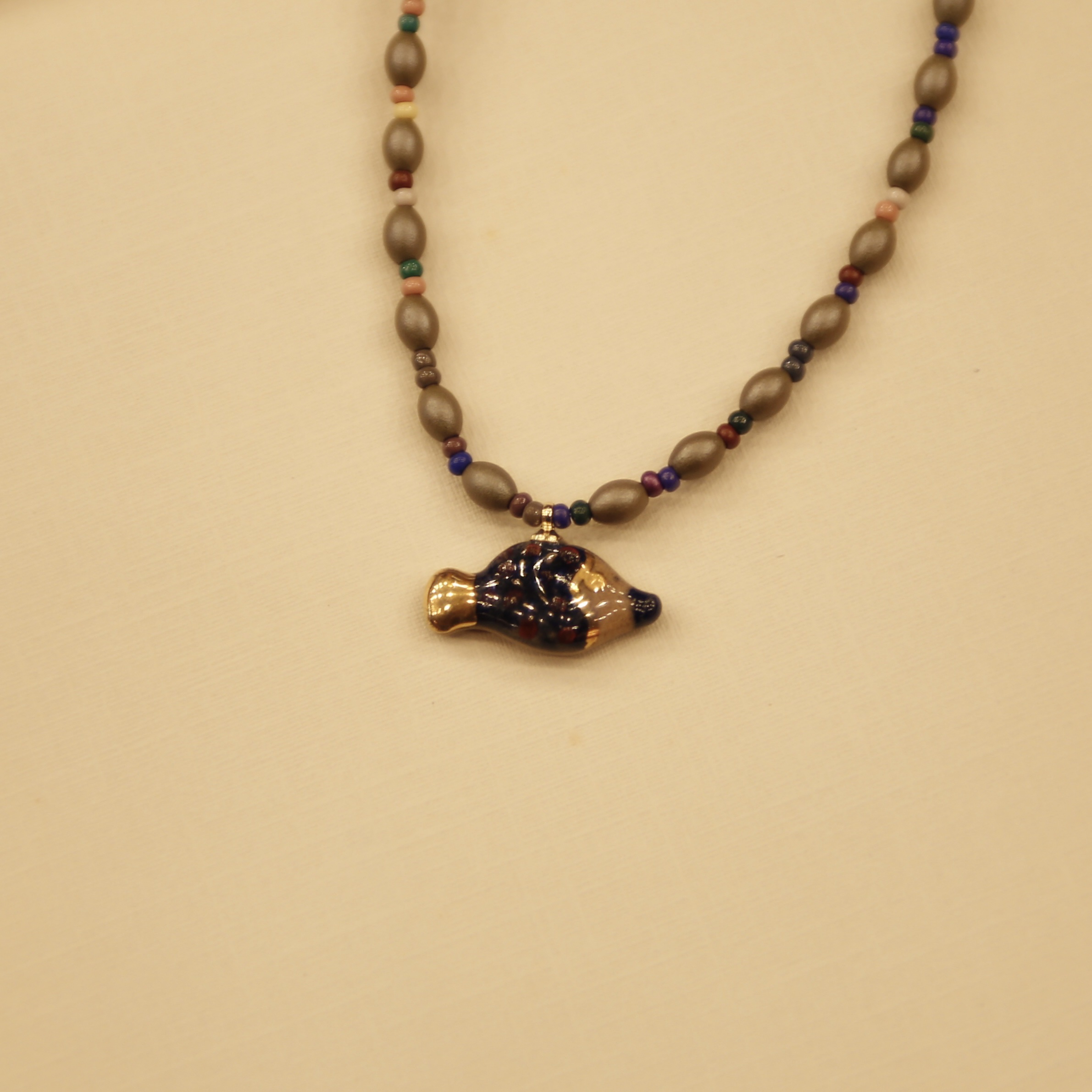 多宝鱼串珠项链详情图3