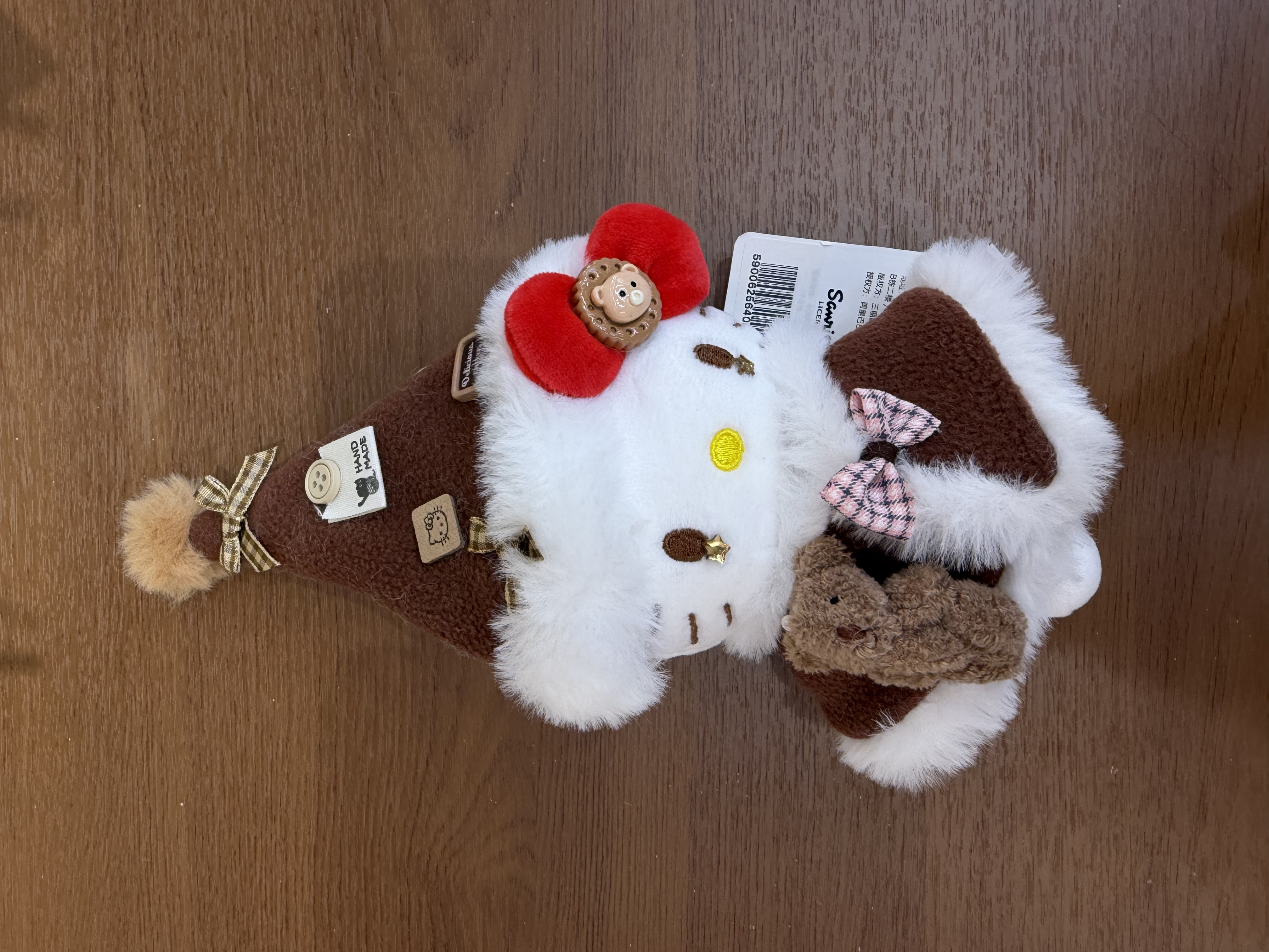 三丽鸥毛绒挂件！钥匙扣公仔挂件可爱小物装饰挂饰细节图