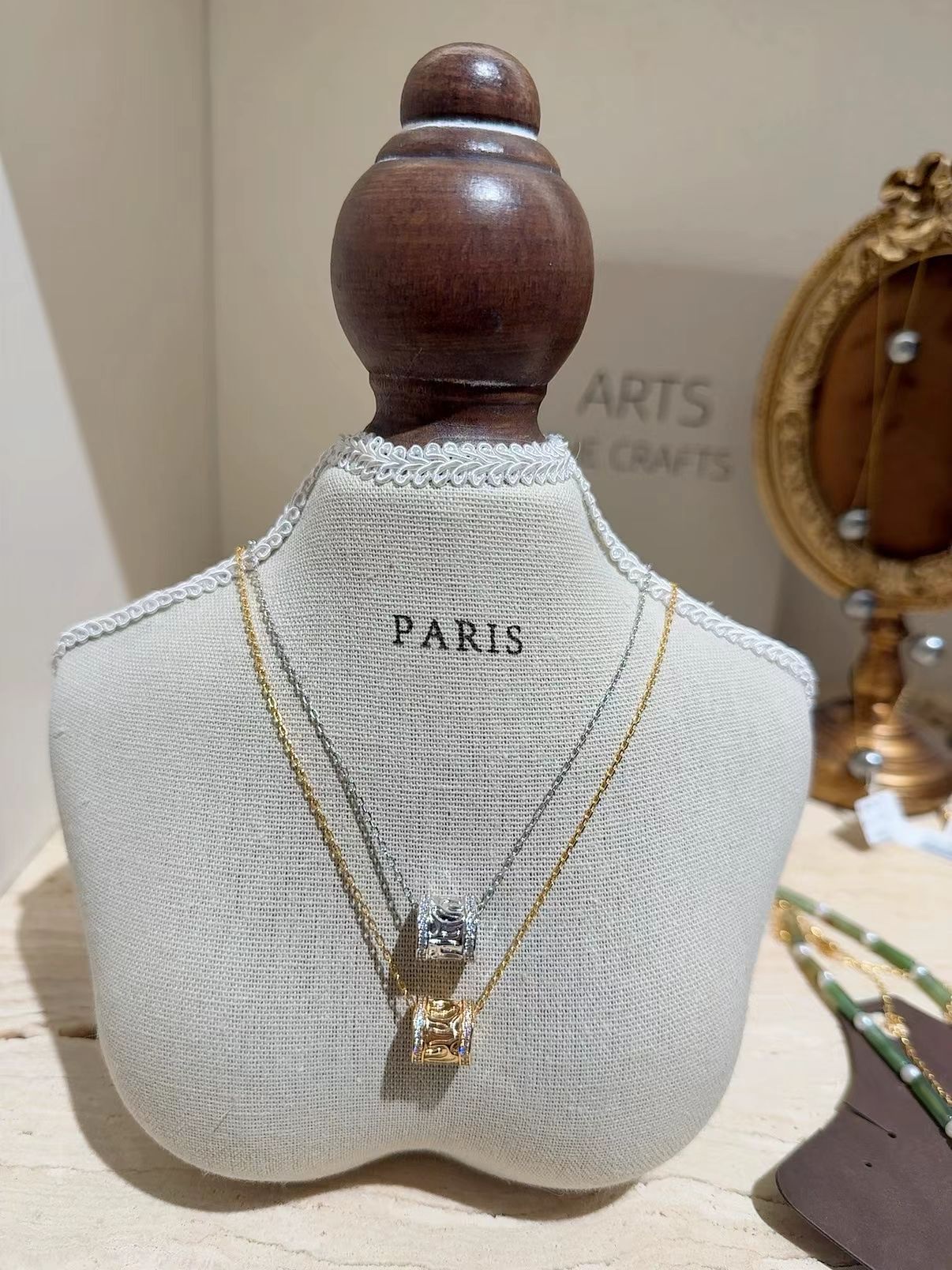 S925通体纯银小蛮腰项链