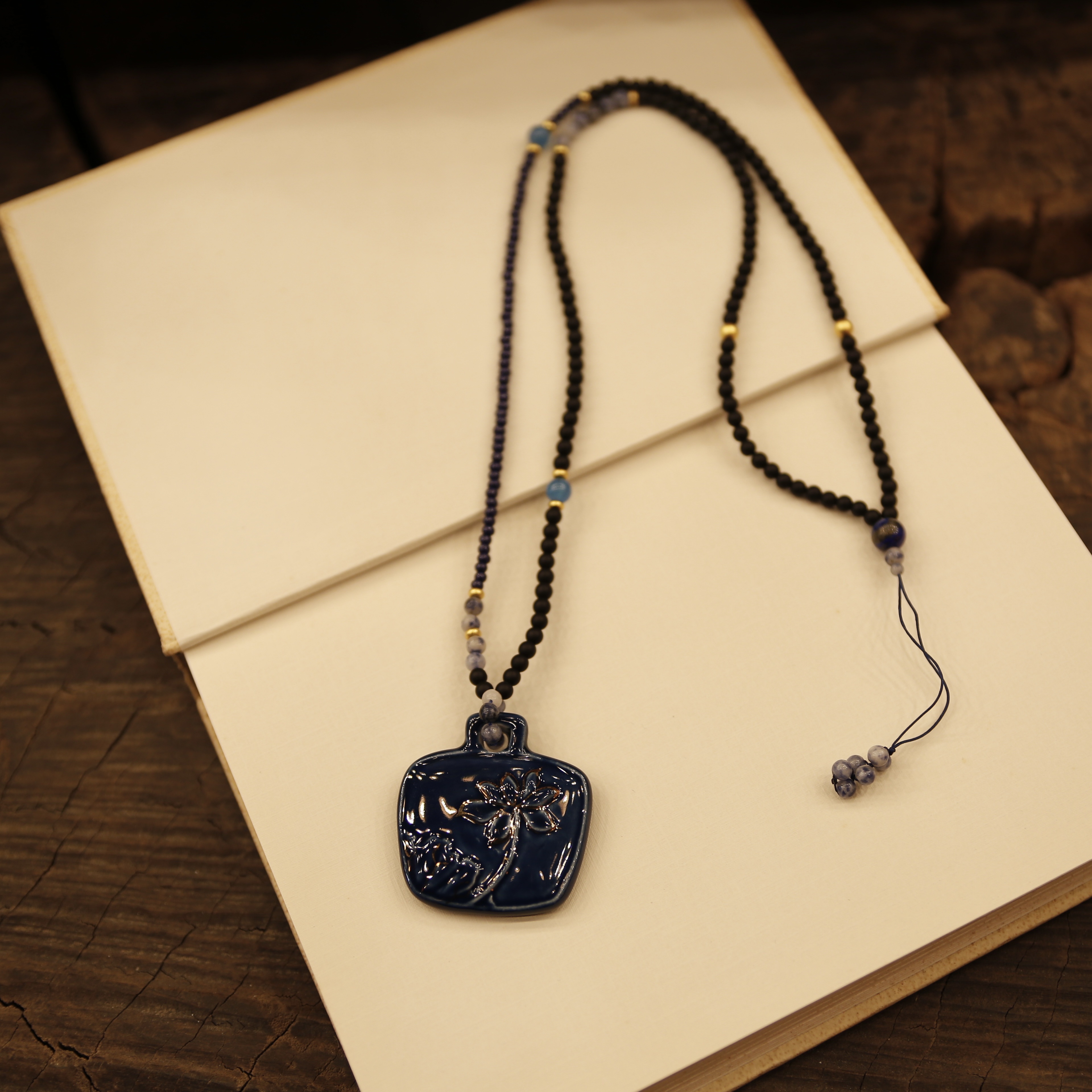 荷花长链(深蓝色)