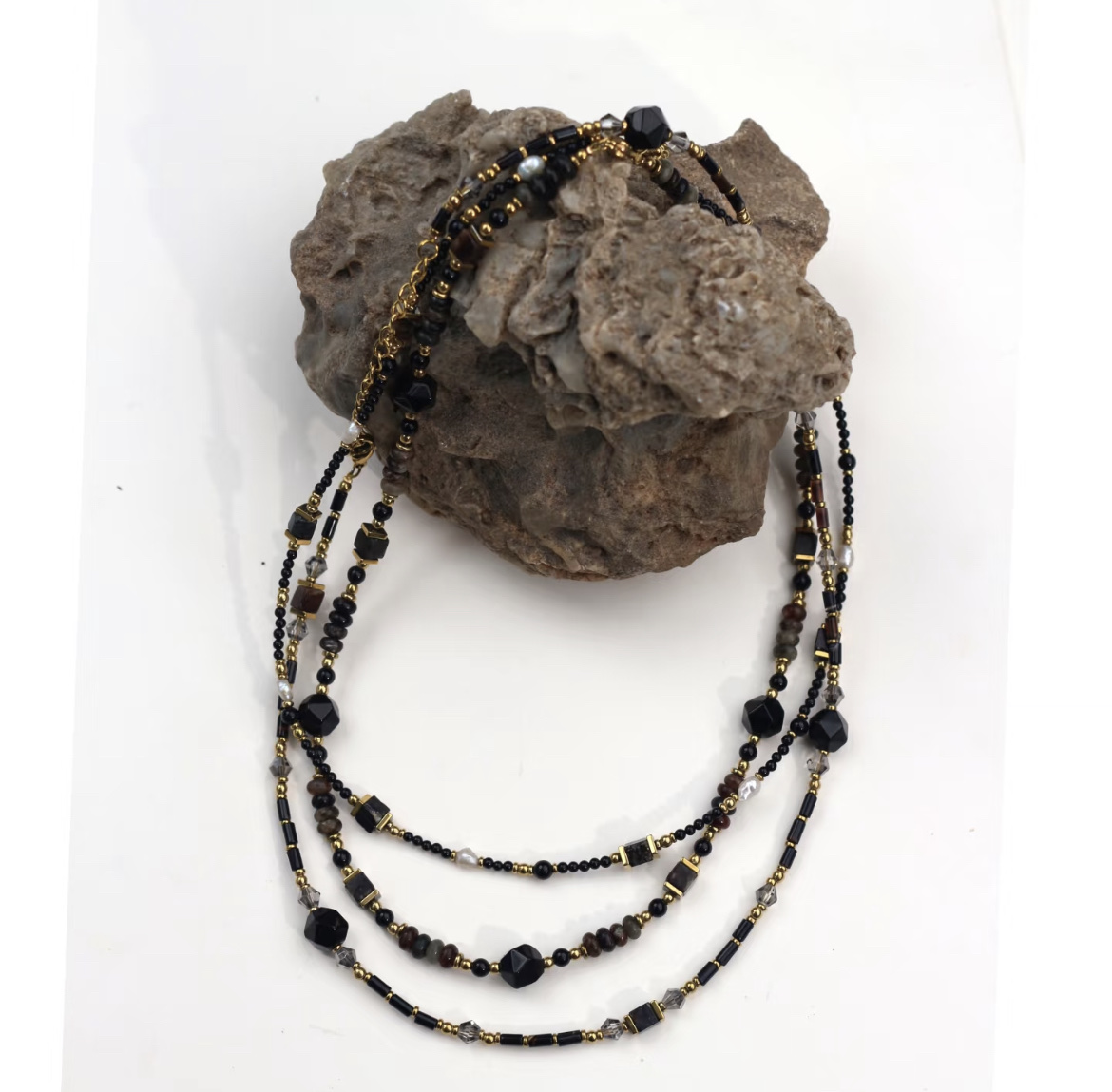 原创设计赫本风叠戴三件套项链 3条项链