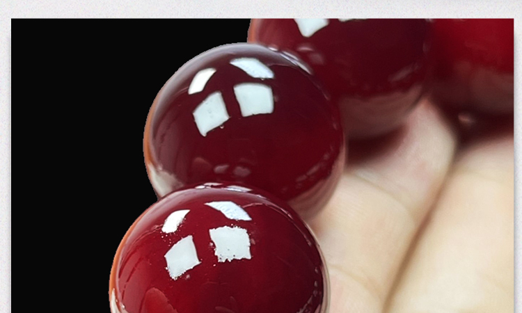 天然高油密帝王血龙木手串实心老料文玩手串收藏级盘玩手链男女士详情13