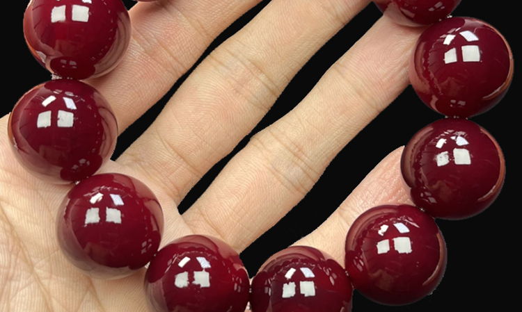 天然高油密帝王血龙木手串实心老料文玩手串收藏级盘玩手链男女士详情9