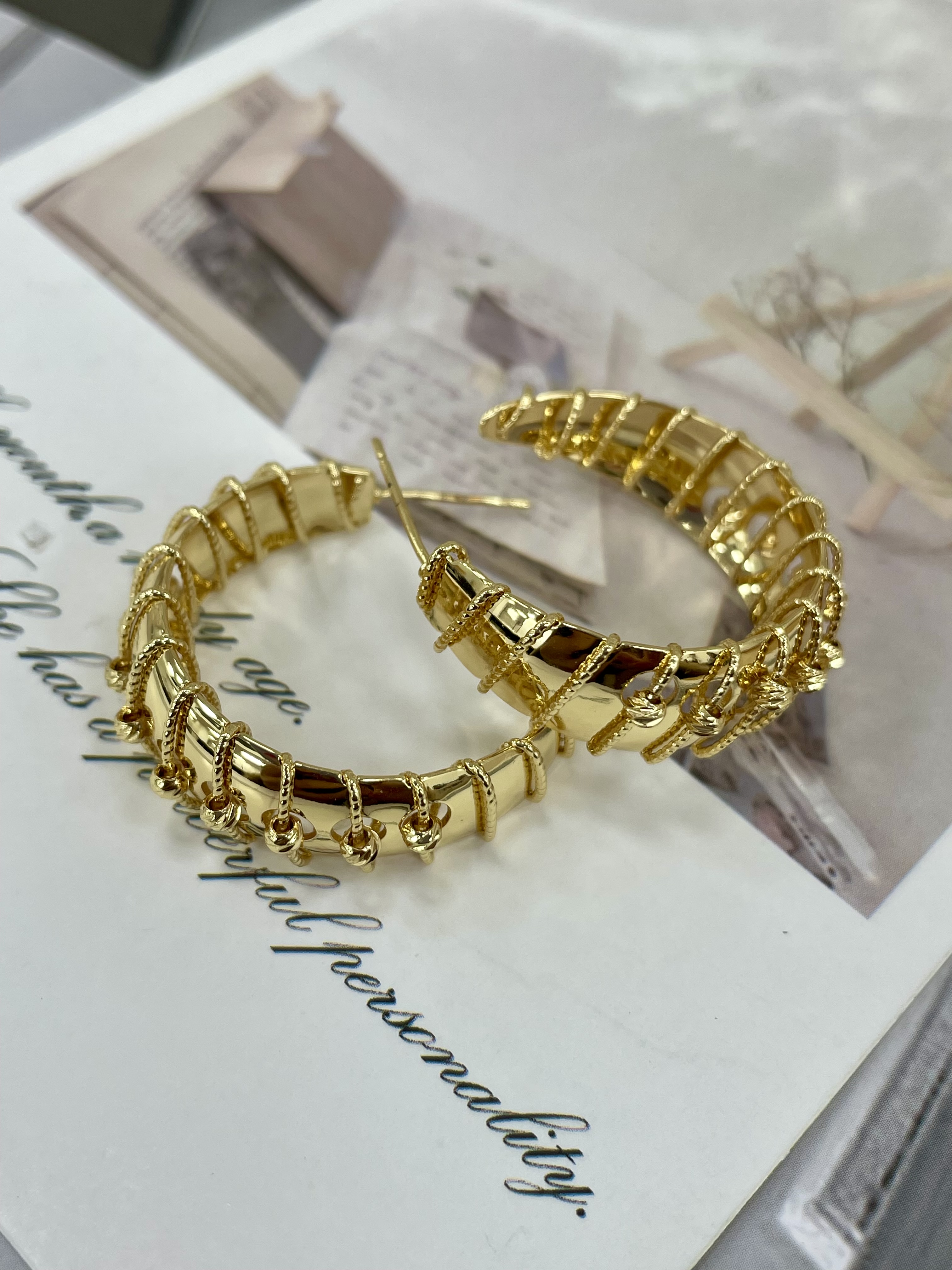 韩版气质女款精致时尚耳饰日常百搭热卖款