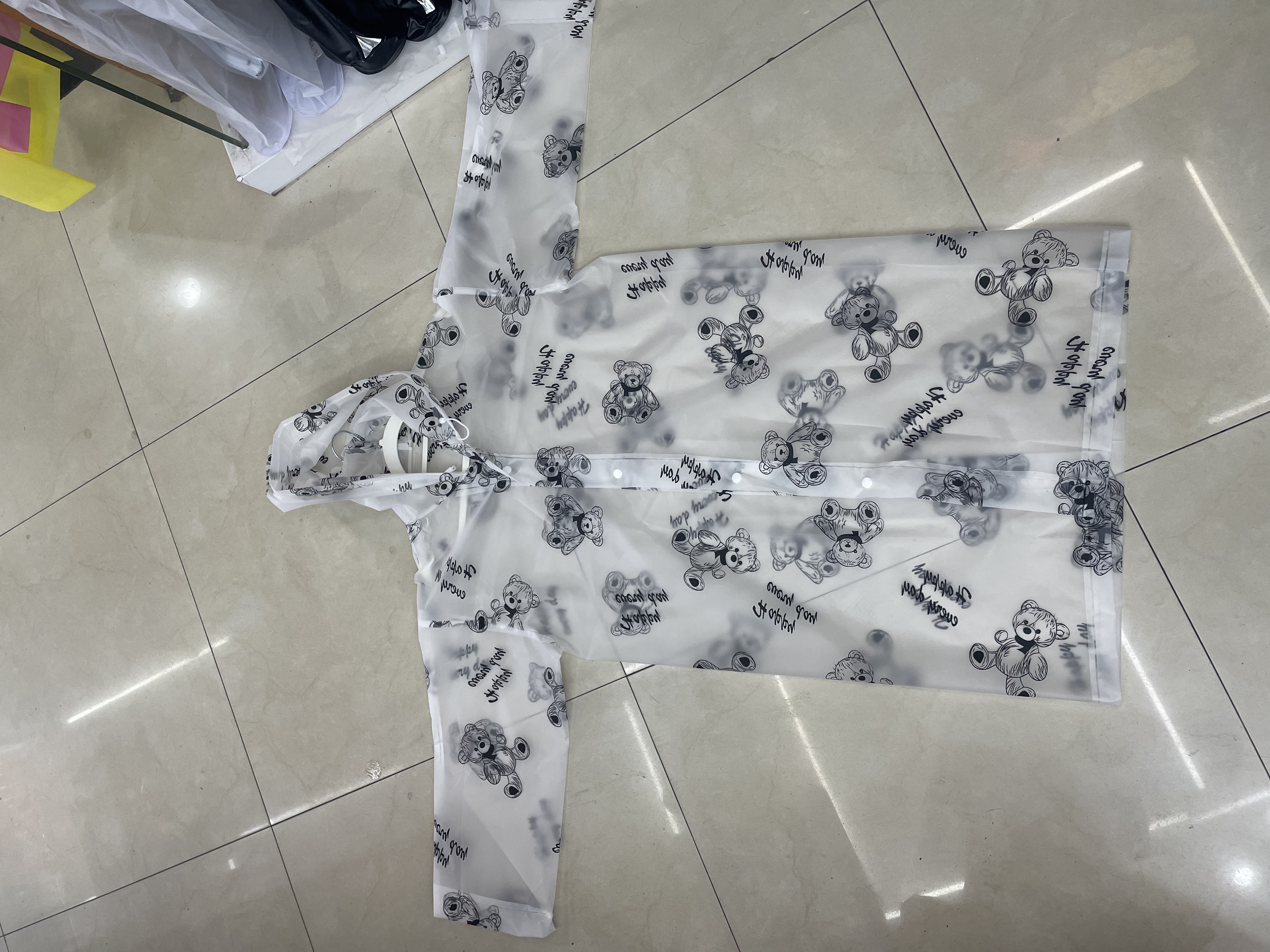 加厚款儿童便携户外登山徙步防暴雨披