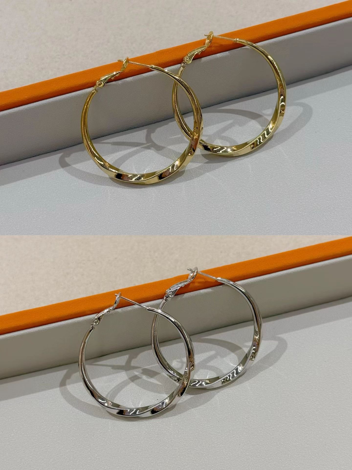 S925银针欧美风时尚炫酷耳圈