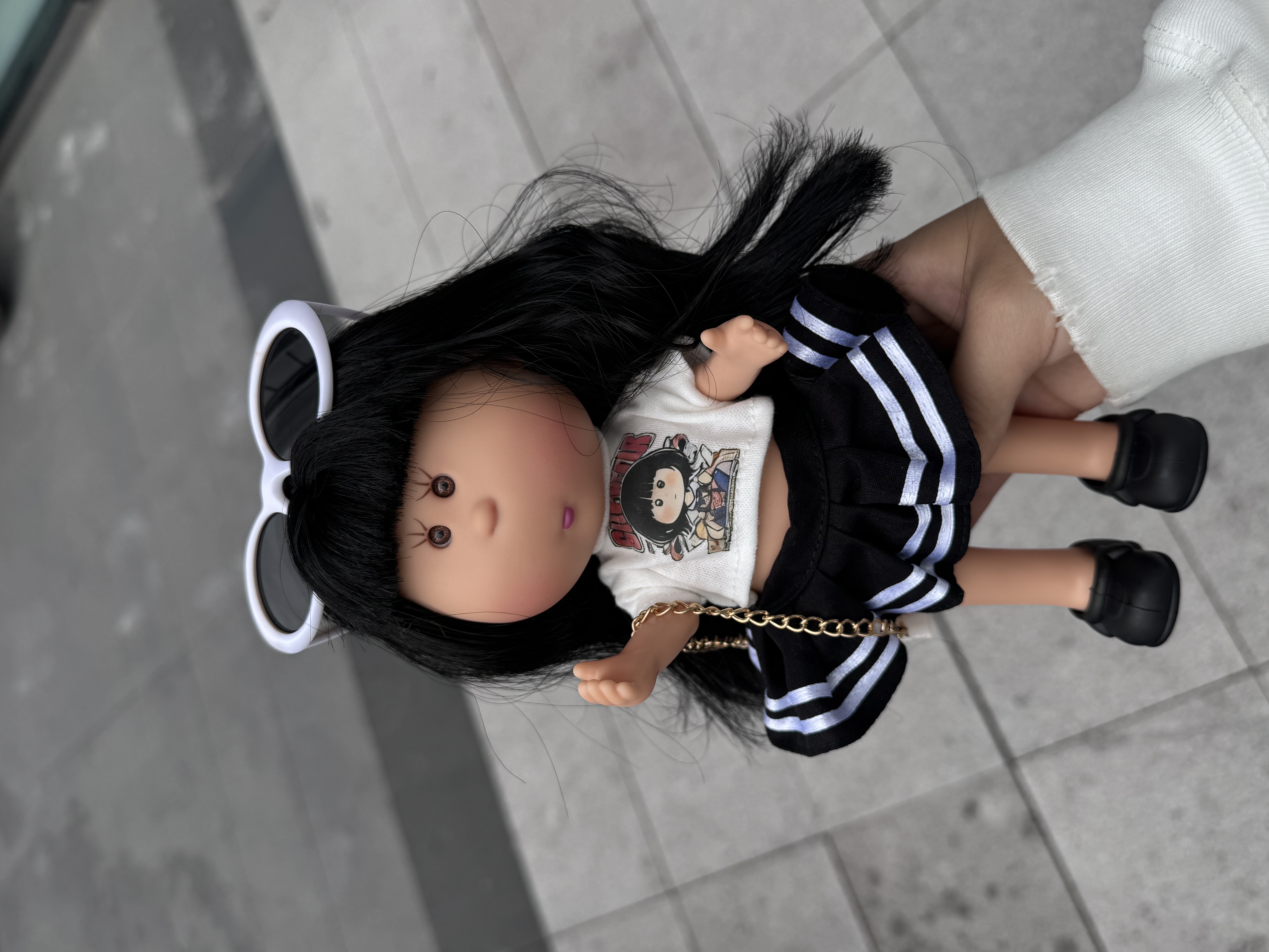 2026新款时尚娃娃 可拆卸服饰创意公仔 个性包包挂饰 可爱拍照道具 送朋友惊喜伴手礼细节图