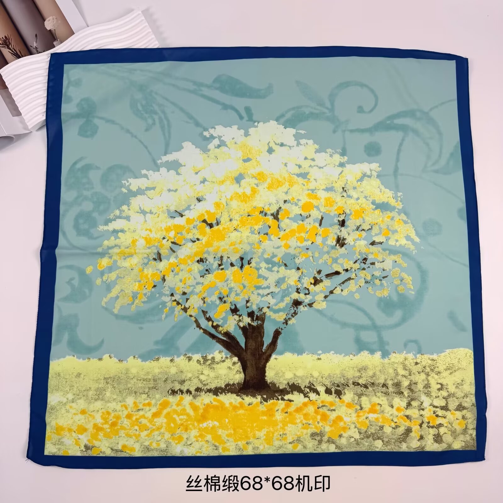New, hot and popular scarves and silk scarves of 70*70cm in various styles are in stock Specification image
