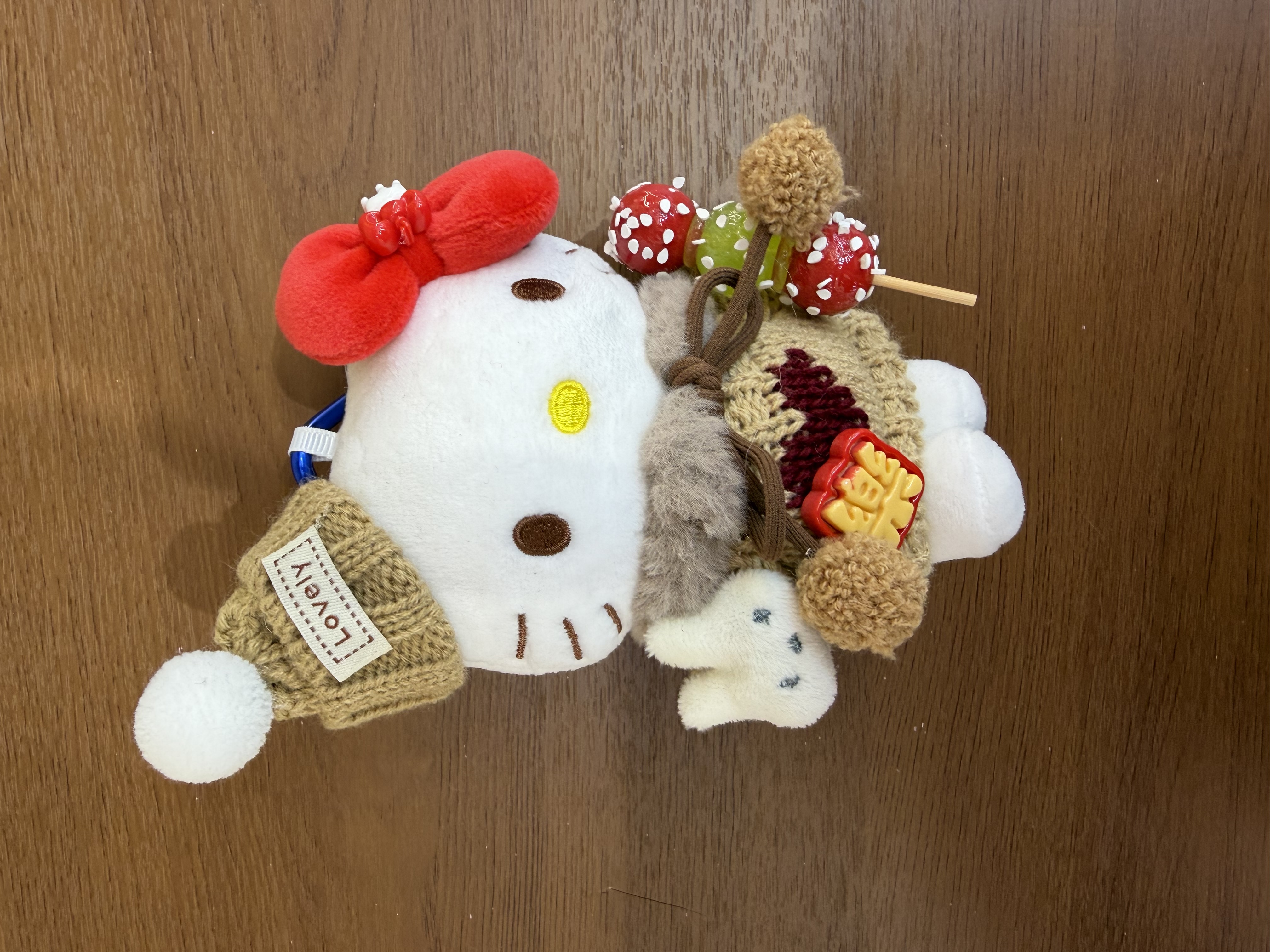 钥匙扣公仔挂件毛绒挂件三丽鸥挂件可爱小物。详情图5