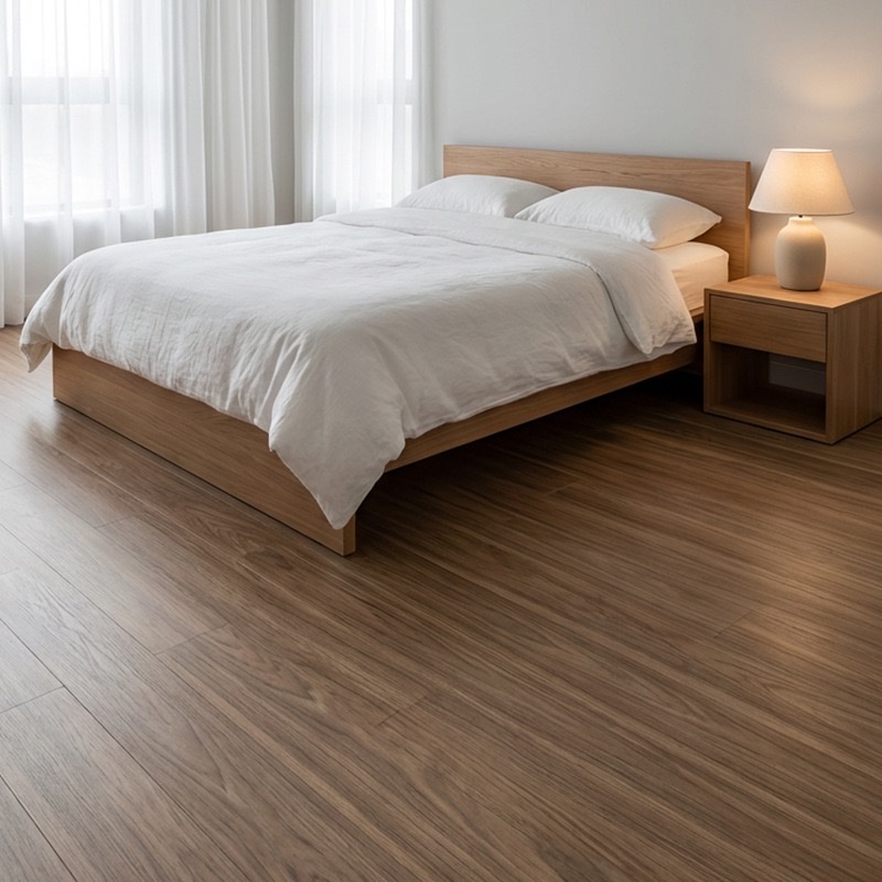 Self-adhesive floor, PVC floor leather, household thickened wear-resistant self-adhesive wood grain floor, floor tiling, waterproof detail image 9
