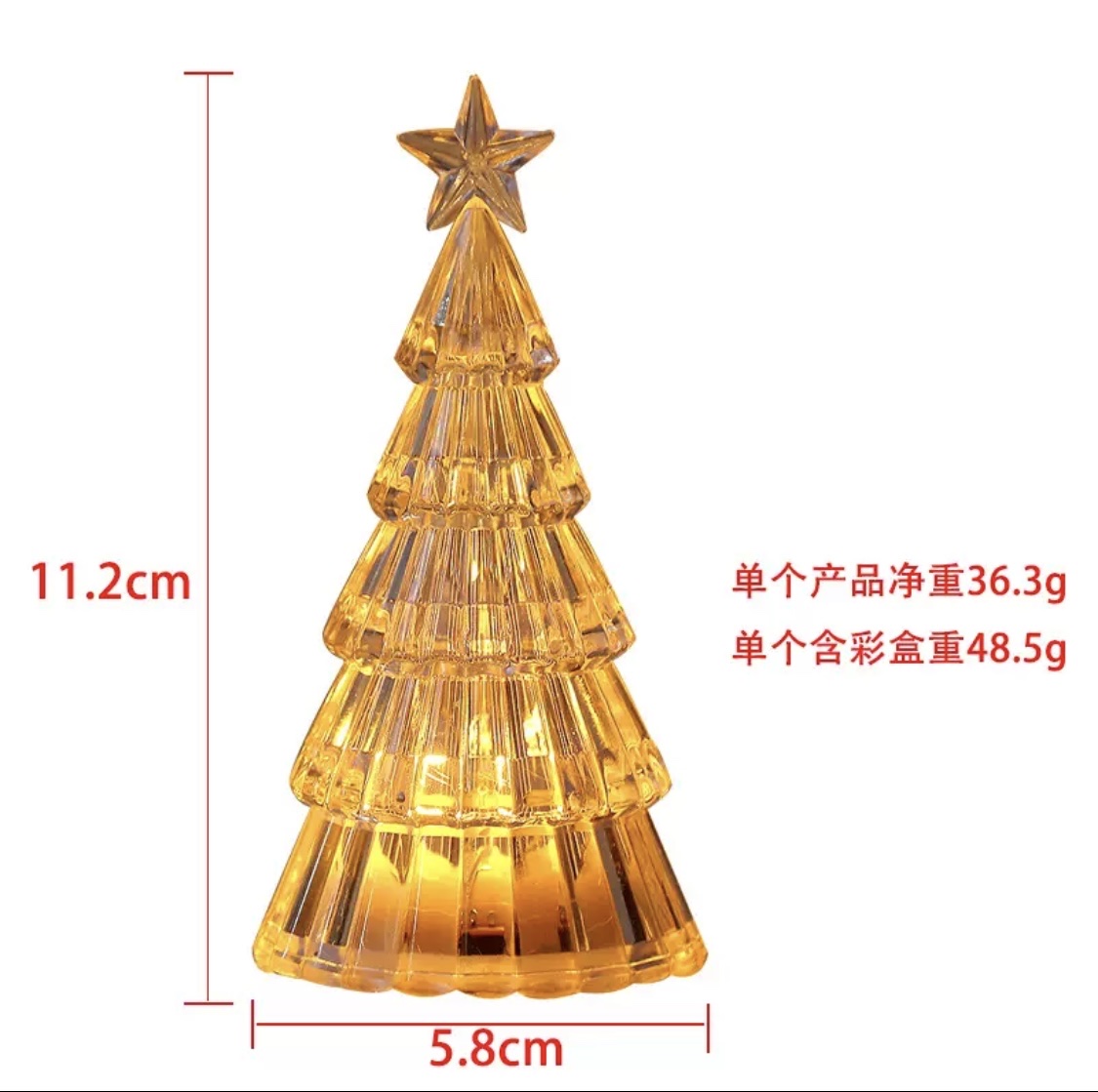 发光迷你圣诞树派对用品桌面摆件小夜灯跨境圣诞节装饰品蜡烛灯  Application Scenario
