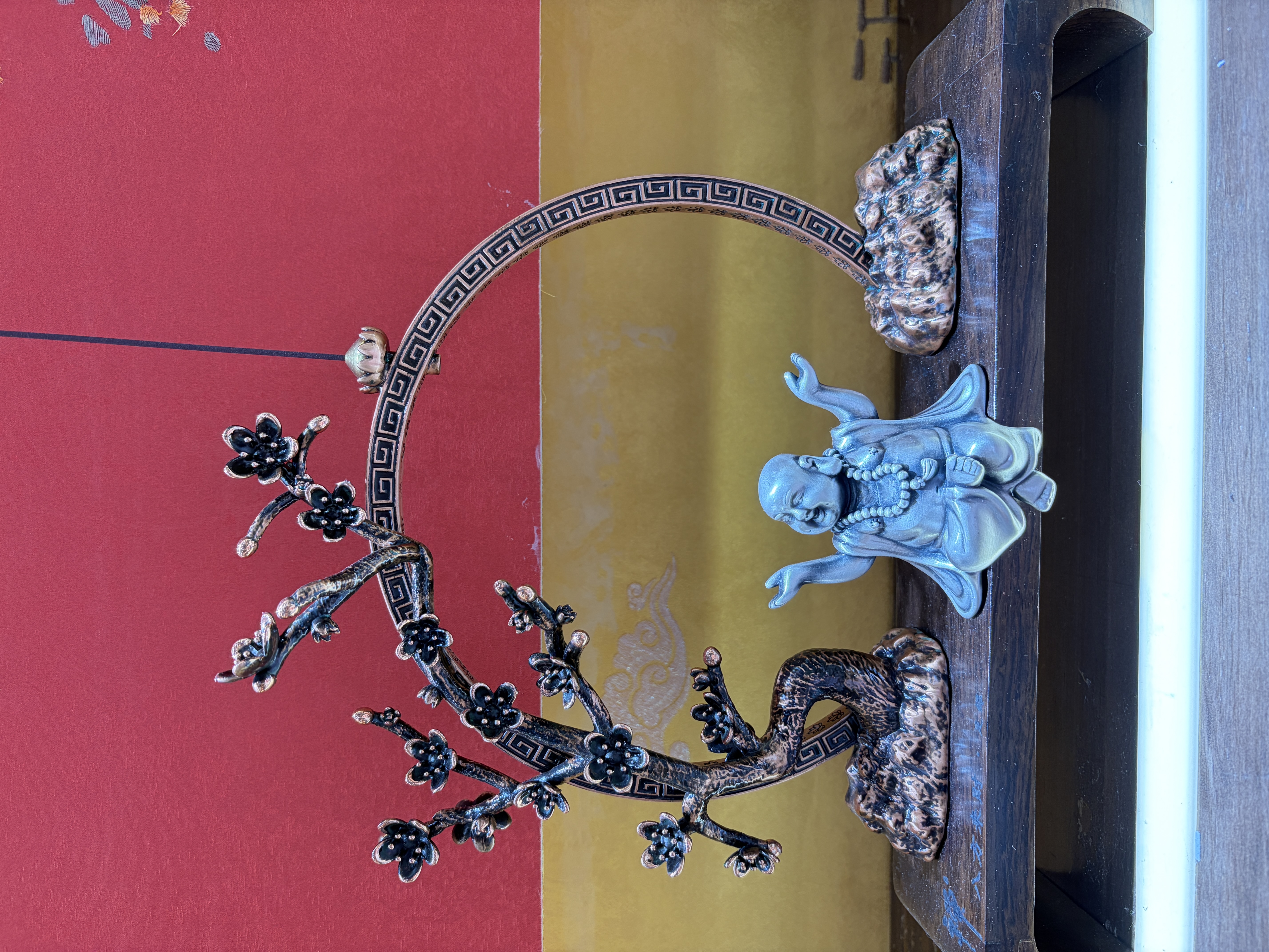 足银香插梅花八方来财香插