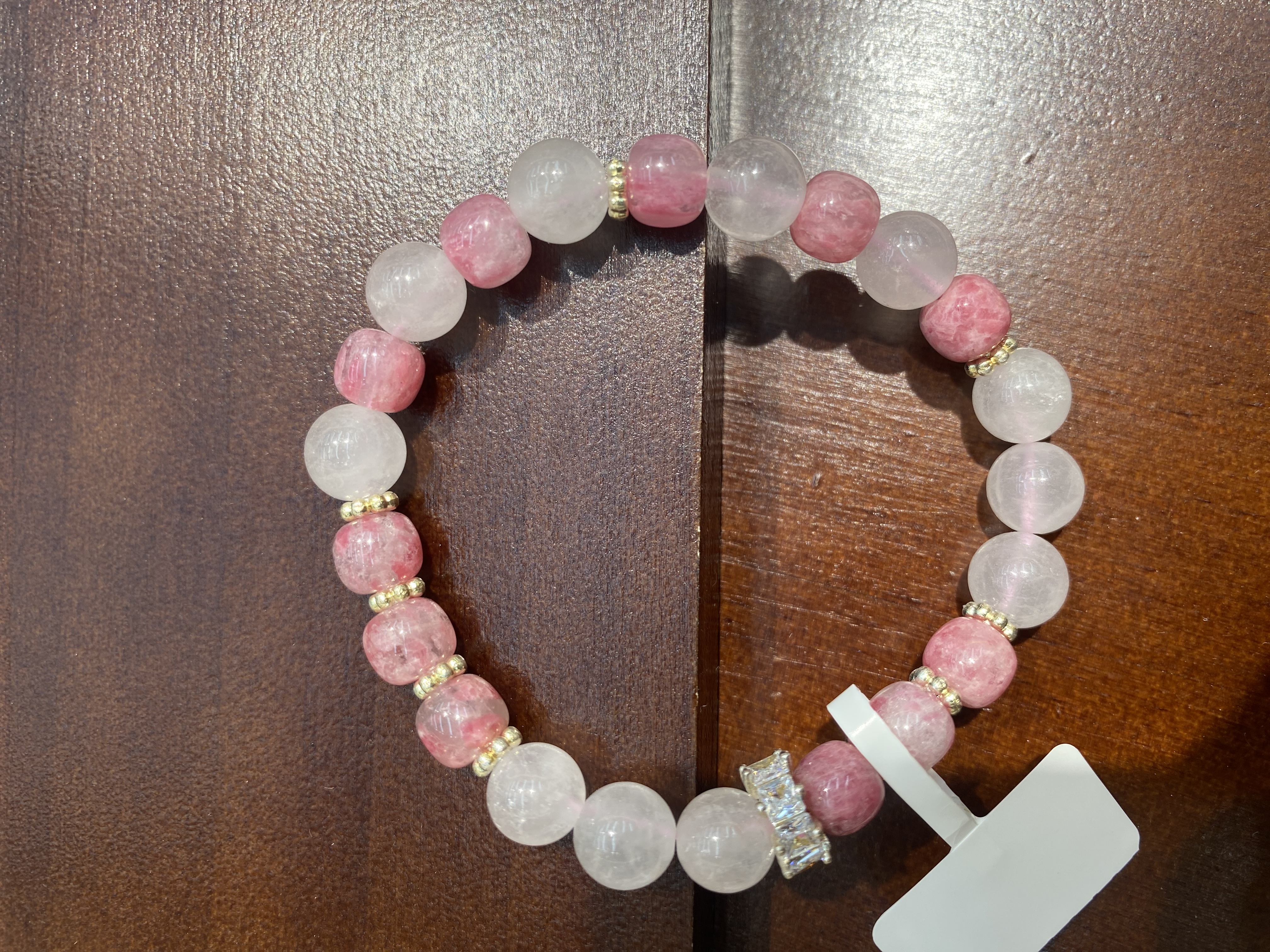 粉水晶 蔷薇石DIY