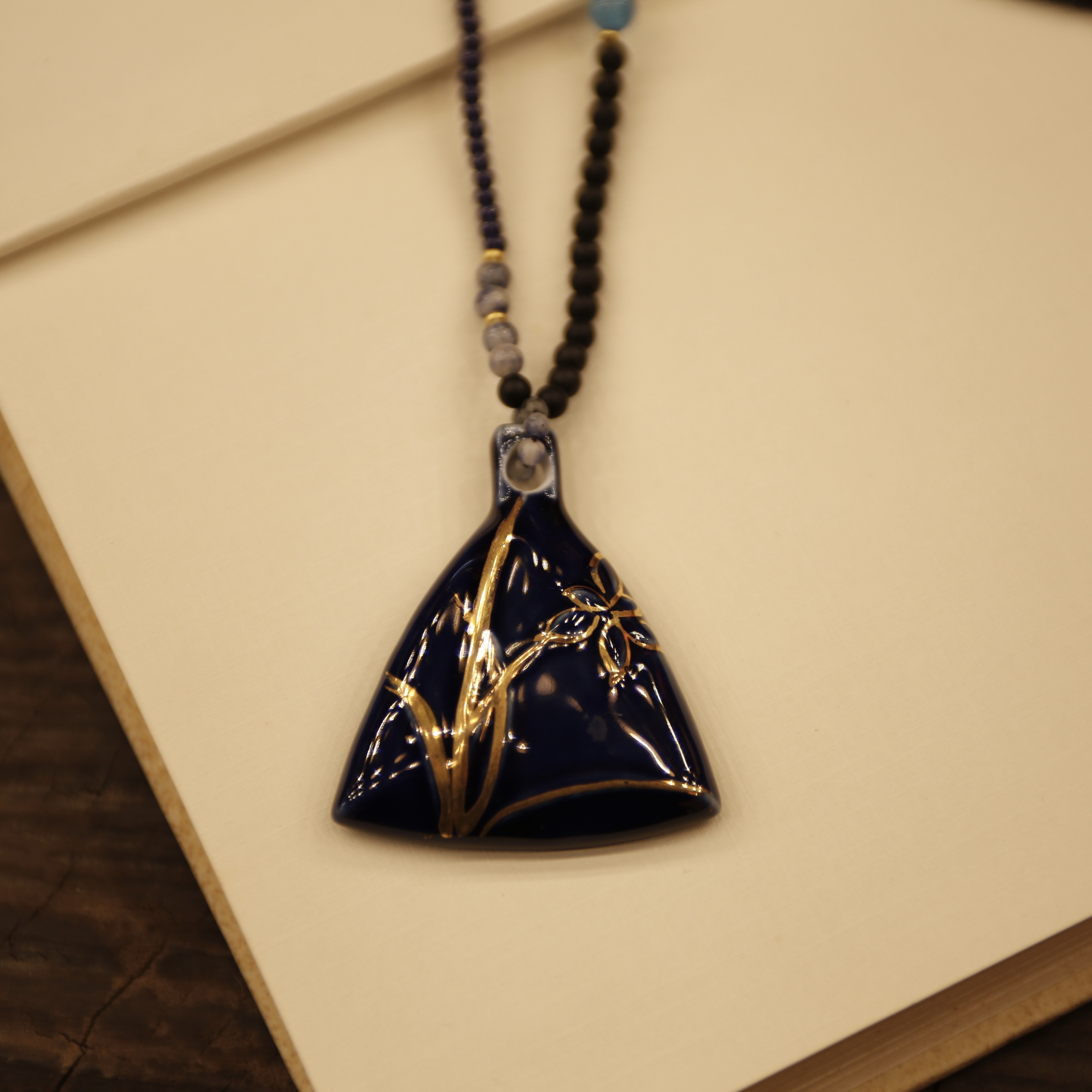 兰花长链(深蓝色)详情图2