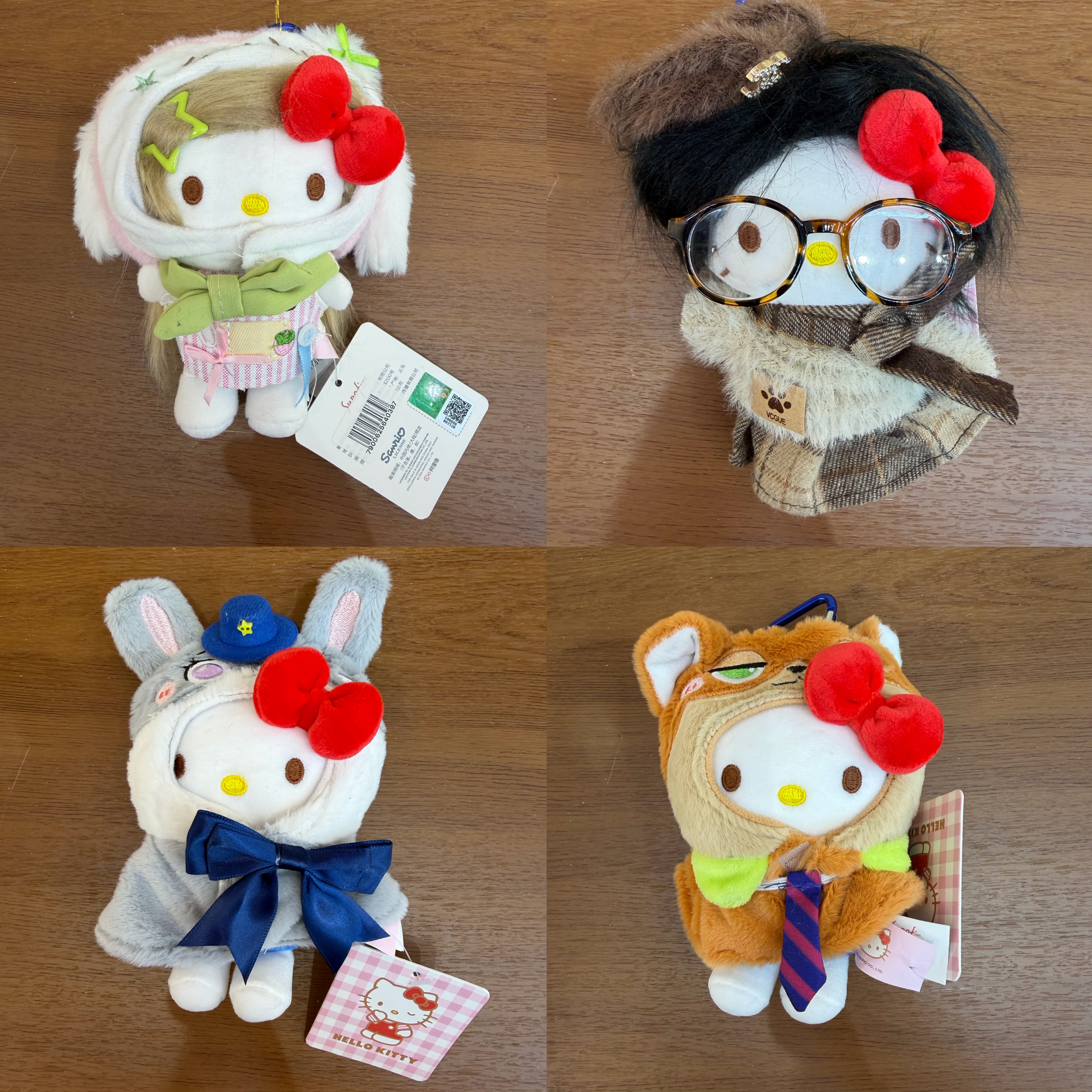 三丽鸥毛绒钥匙扣挂件公仔挂件可爱小挂件毛绒挂件